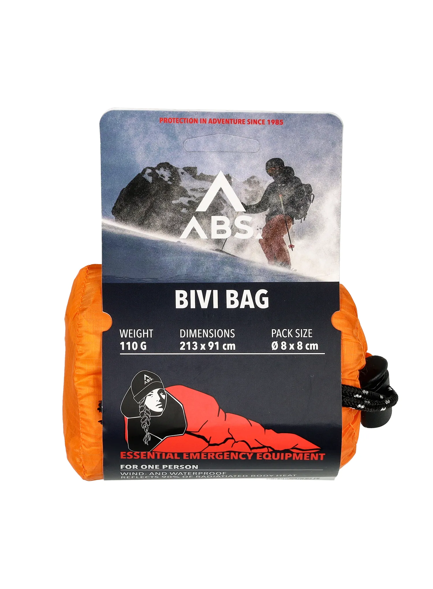 Покривало рятувальне ABS Bivi Single - orange