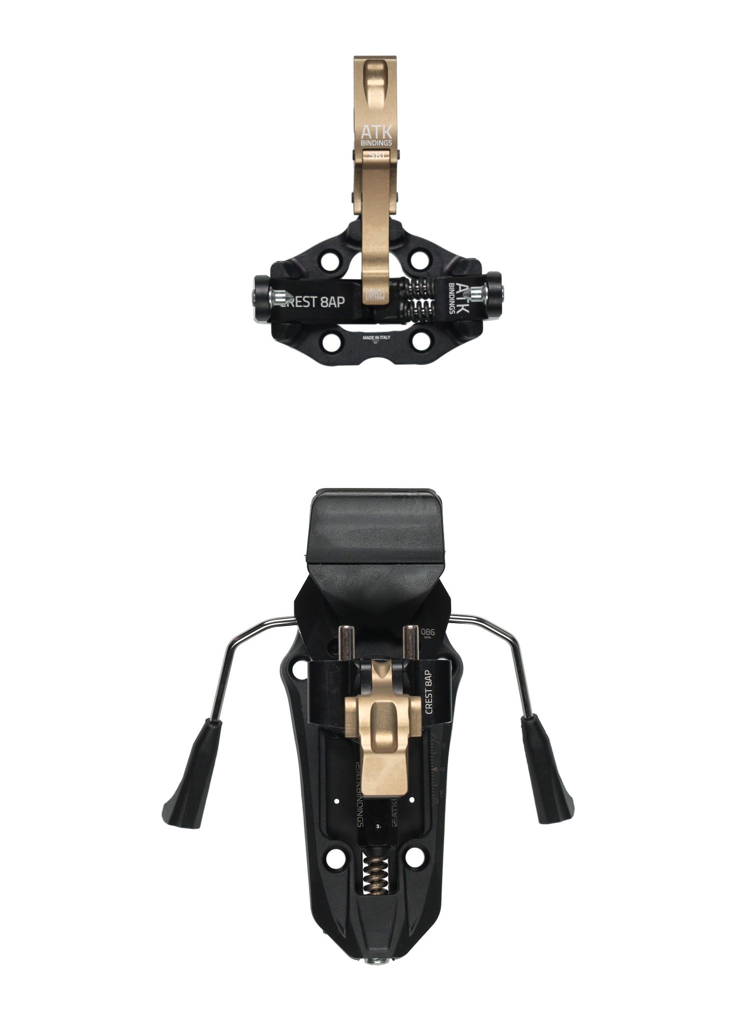 Кріплення для скі-альпінизму ATK Crest 8 AP - light bronze/black