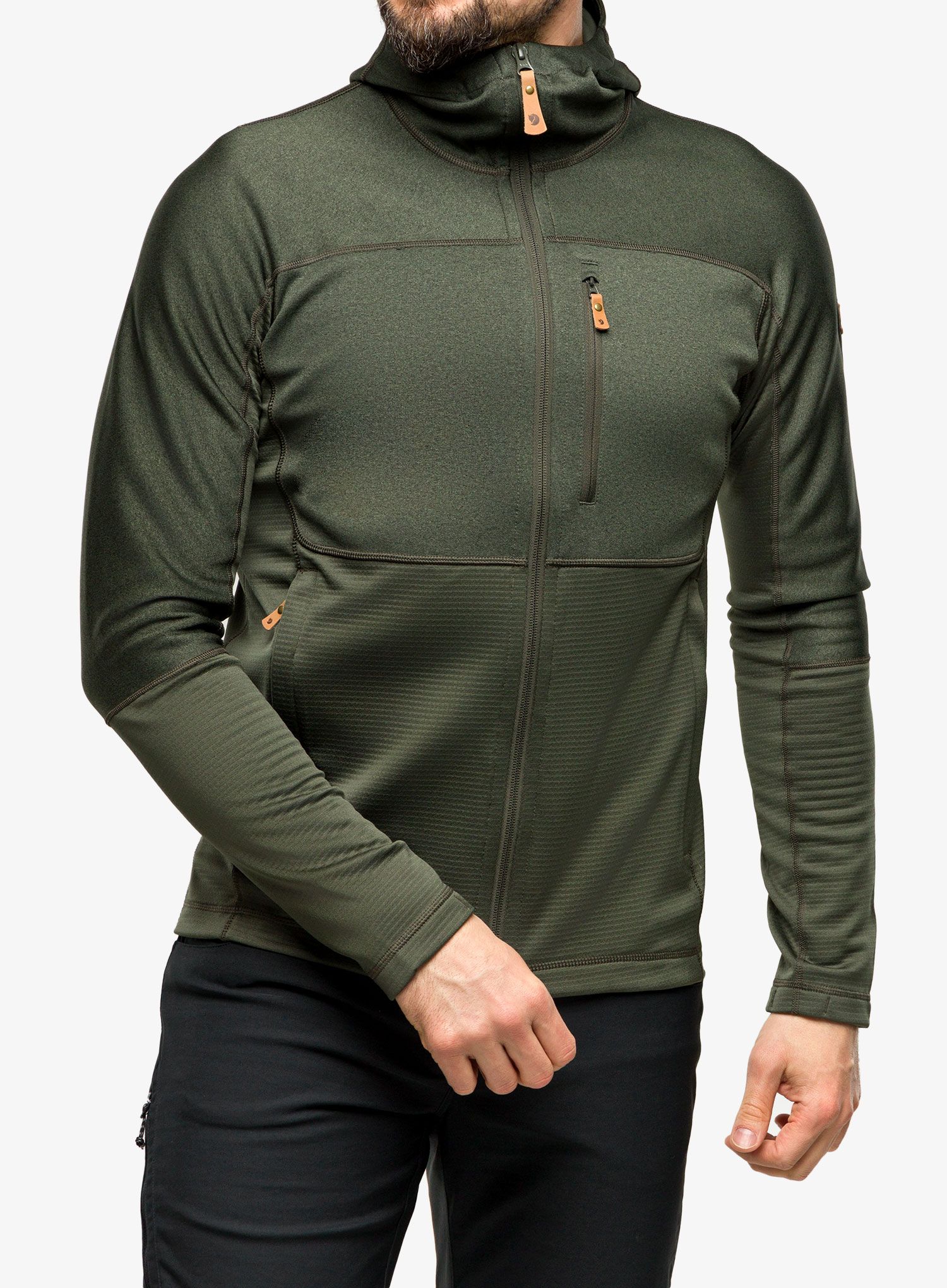 Кофта Fjallraven Abisko Trail Fleece - deep forest
