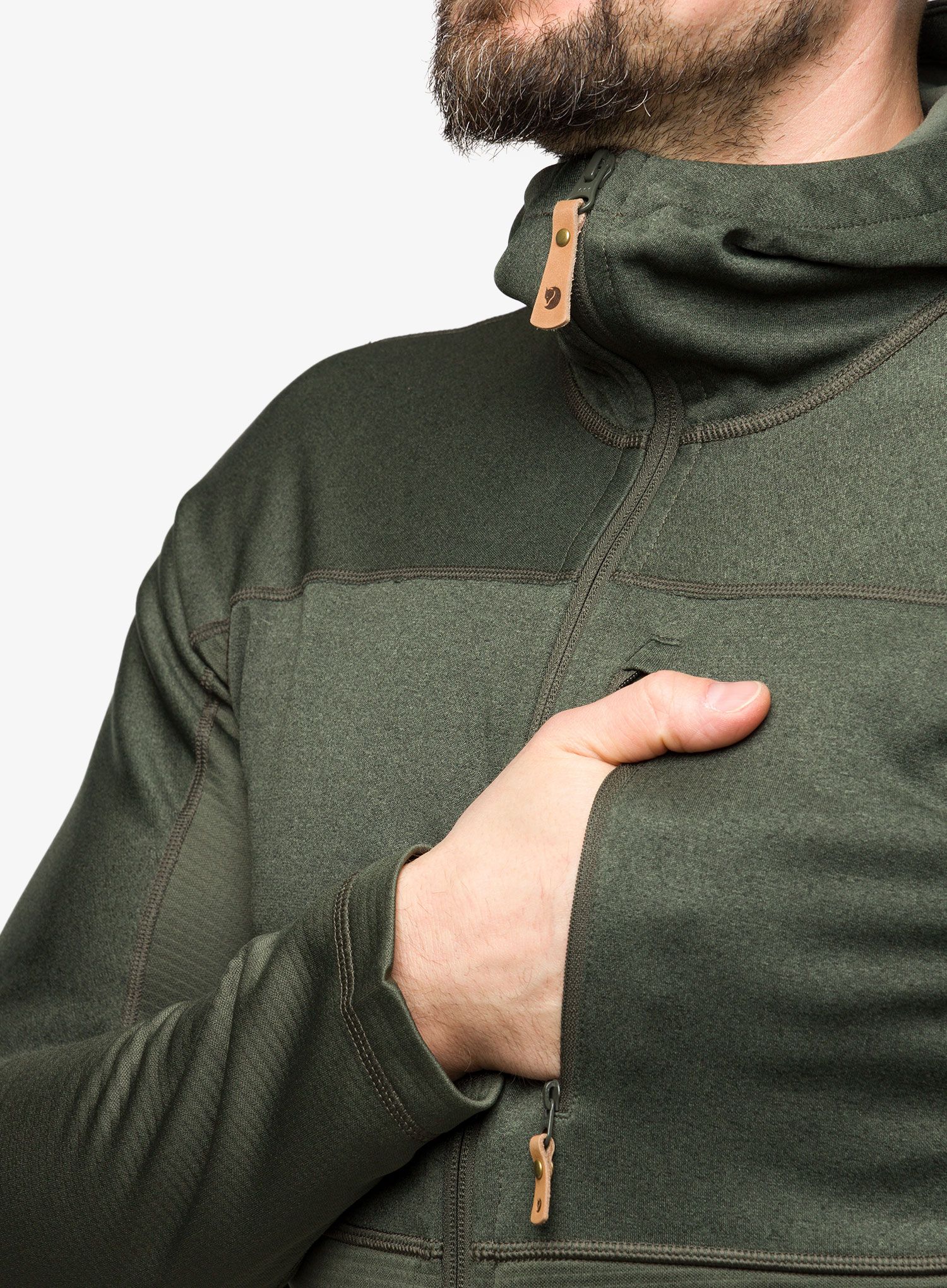 Кофта Fjallraven Abisko Trail Fleece - deep forest