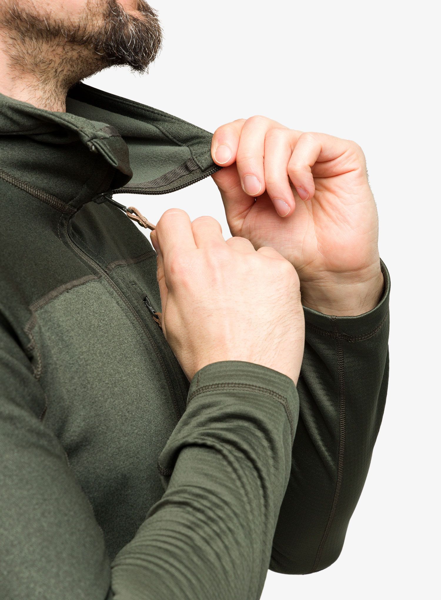 Кофта Fjallraven Abisko Trail Fleece - deep forest