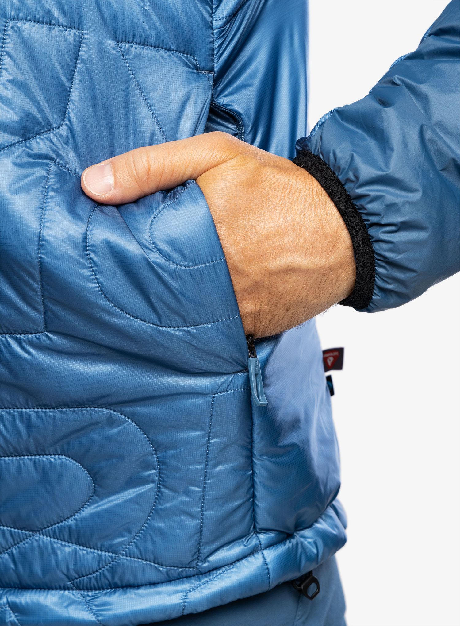 Куртка утеплена adidas TERREX Xperior Varilite PrimaLoft Hooded Jacket - wonder steel