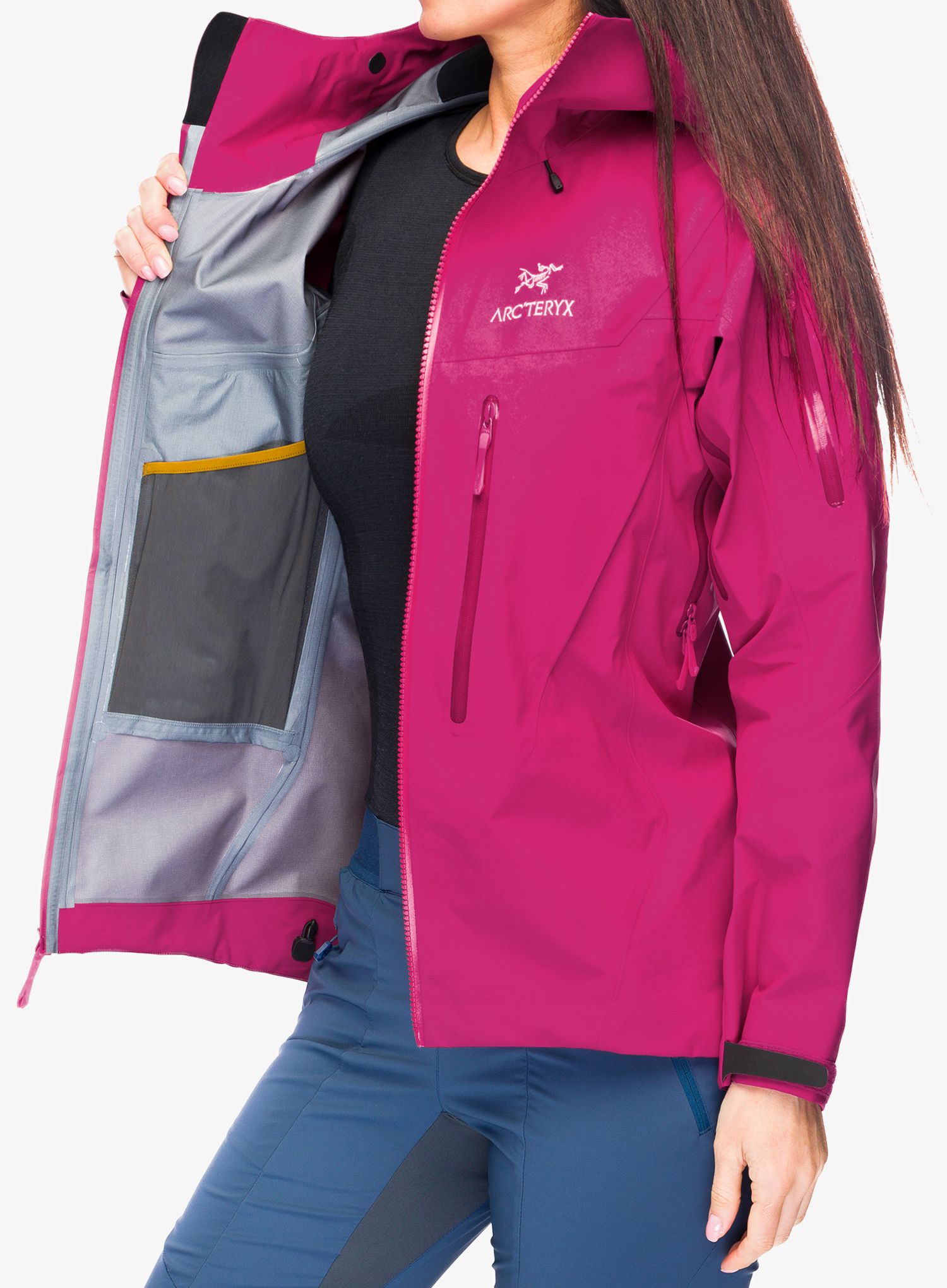 Куртка для гір жіноча Arcteryx Alpha SV Jacket - amaranthus