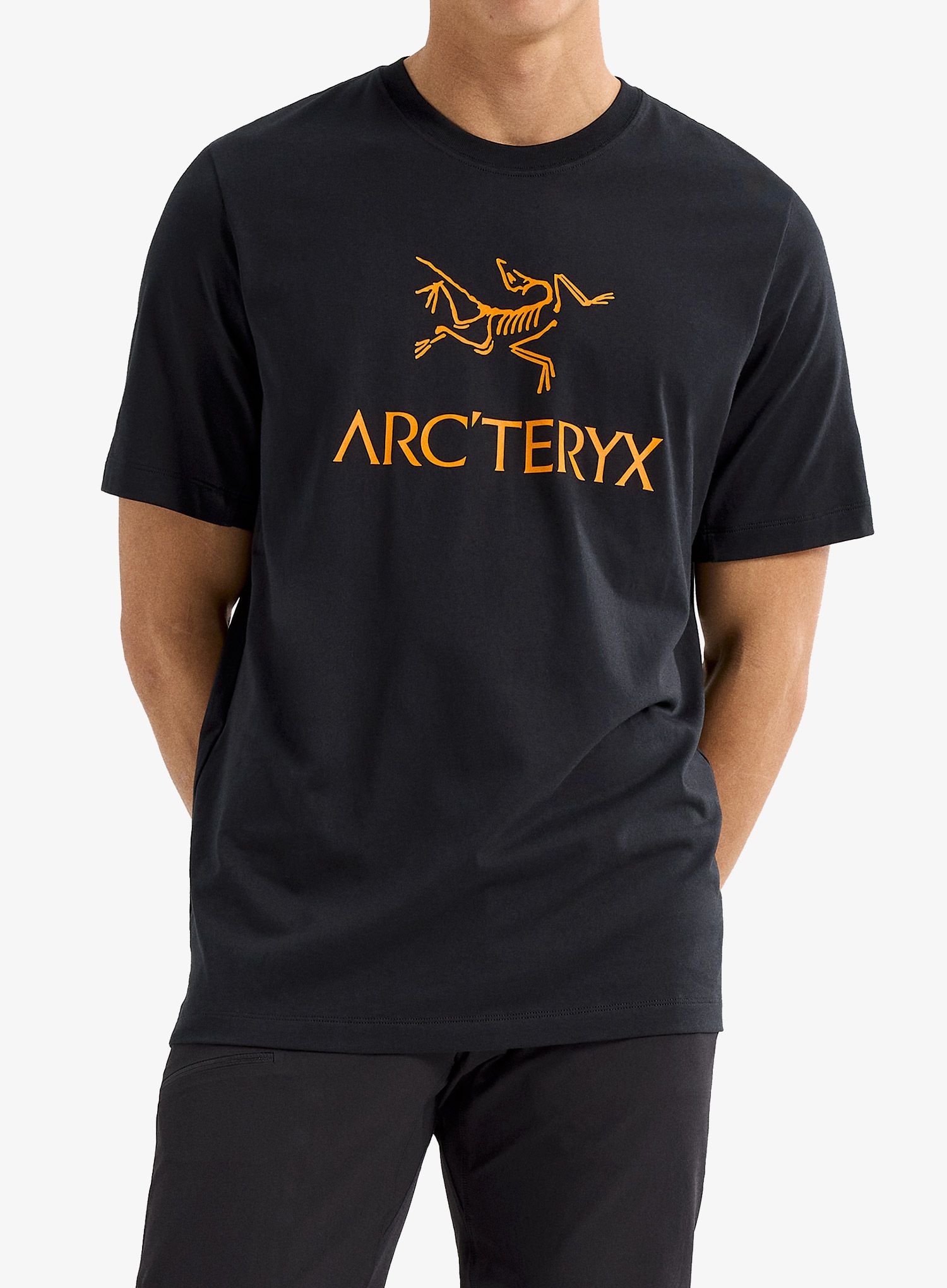 Футболка з принтом Arcteryx ArcWord Logo Shirt SS - black II