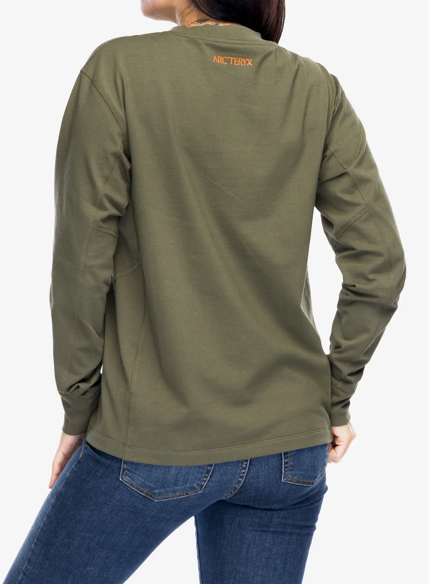 Лонгслів жіночий Arcteryx Archaeopteryx Logo LS - tatsu/solaris