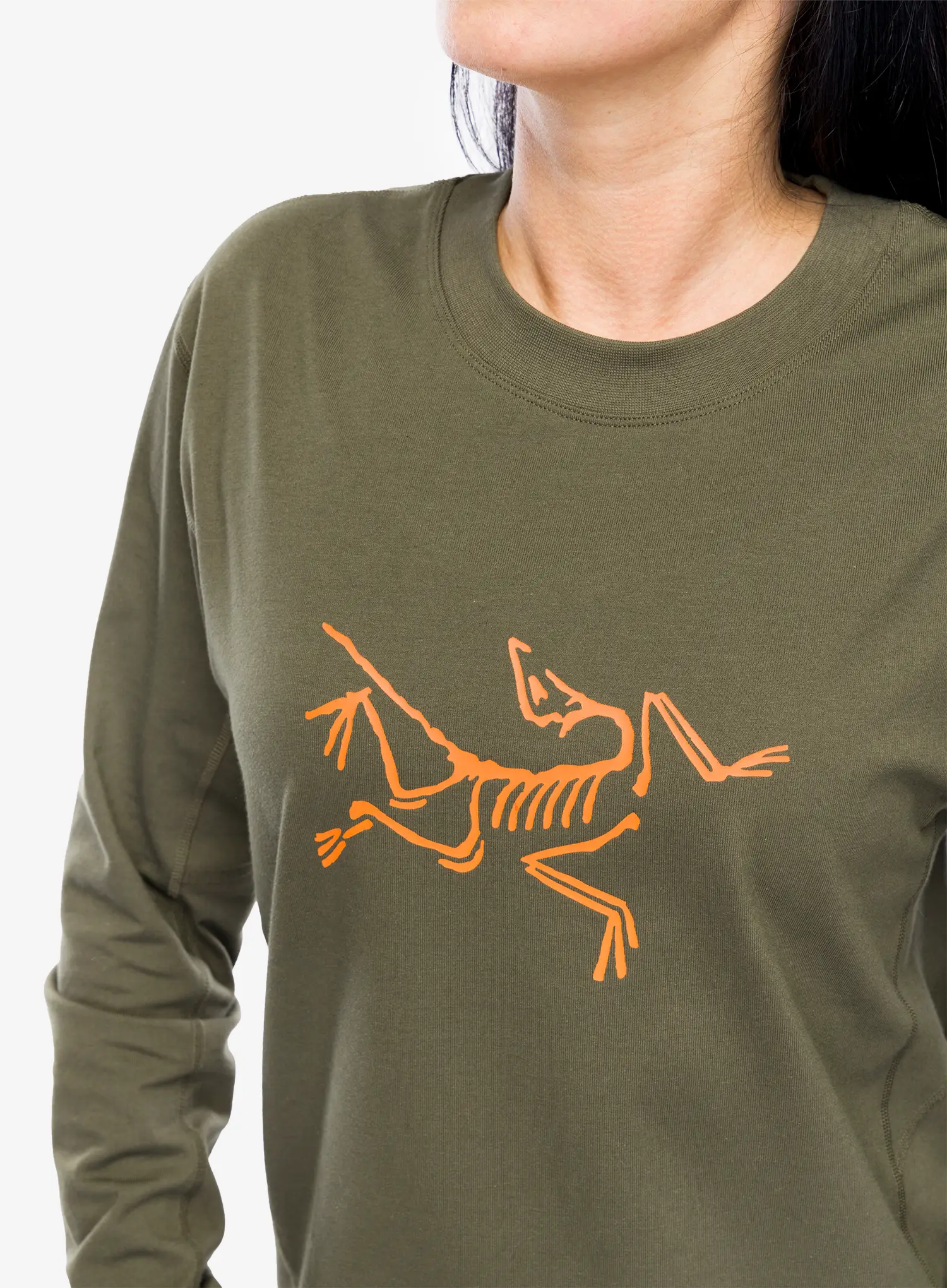 Лонгслів жіночий Arcteryx Archaeopteryx Logo LS - tatsu/solaris
