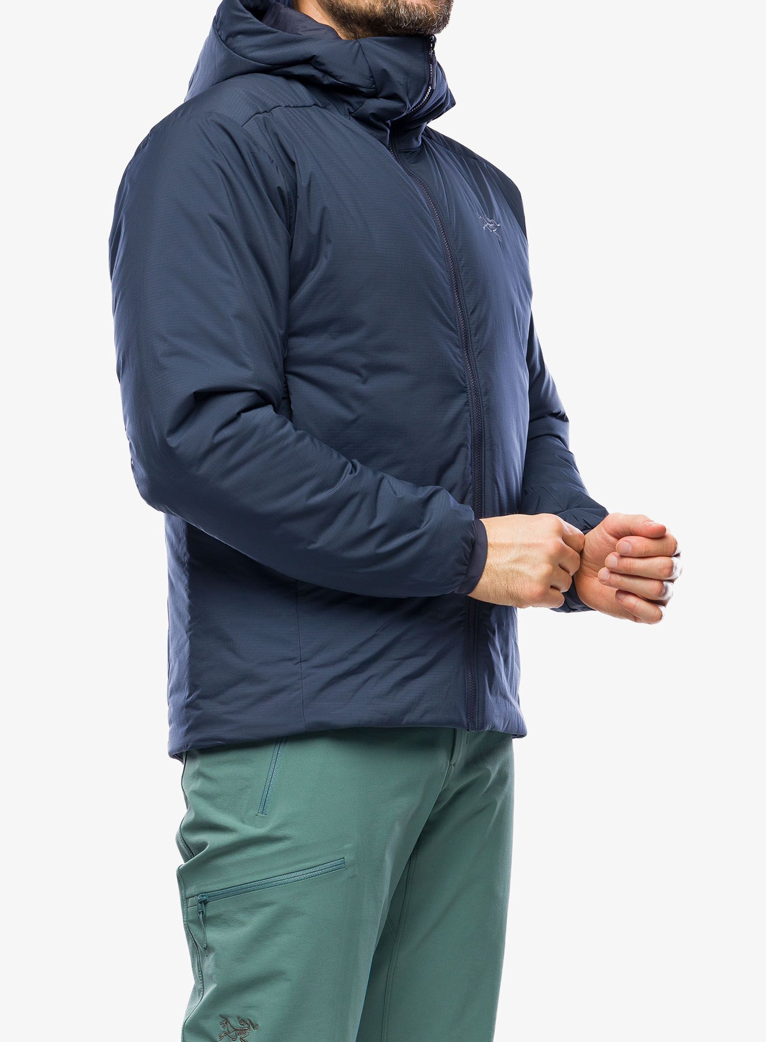 Куртка утеплена Arcteryx Atom Heavyweight Hoody - black sapphire
