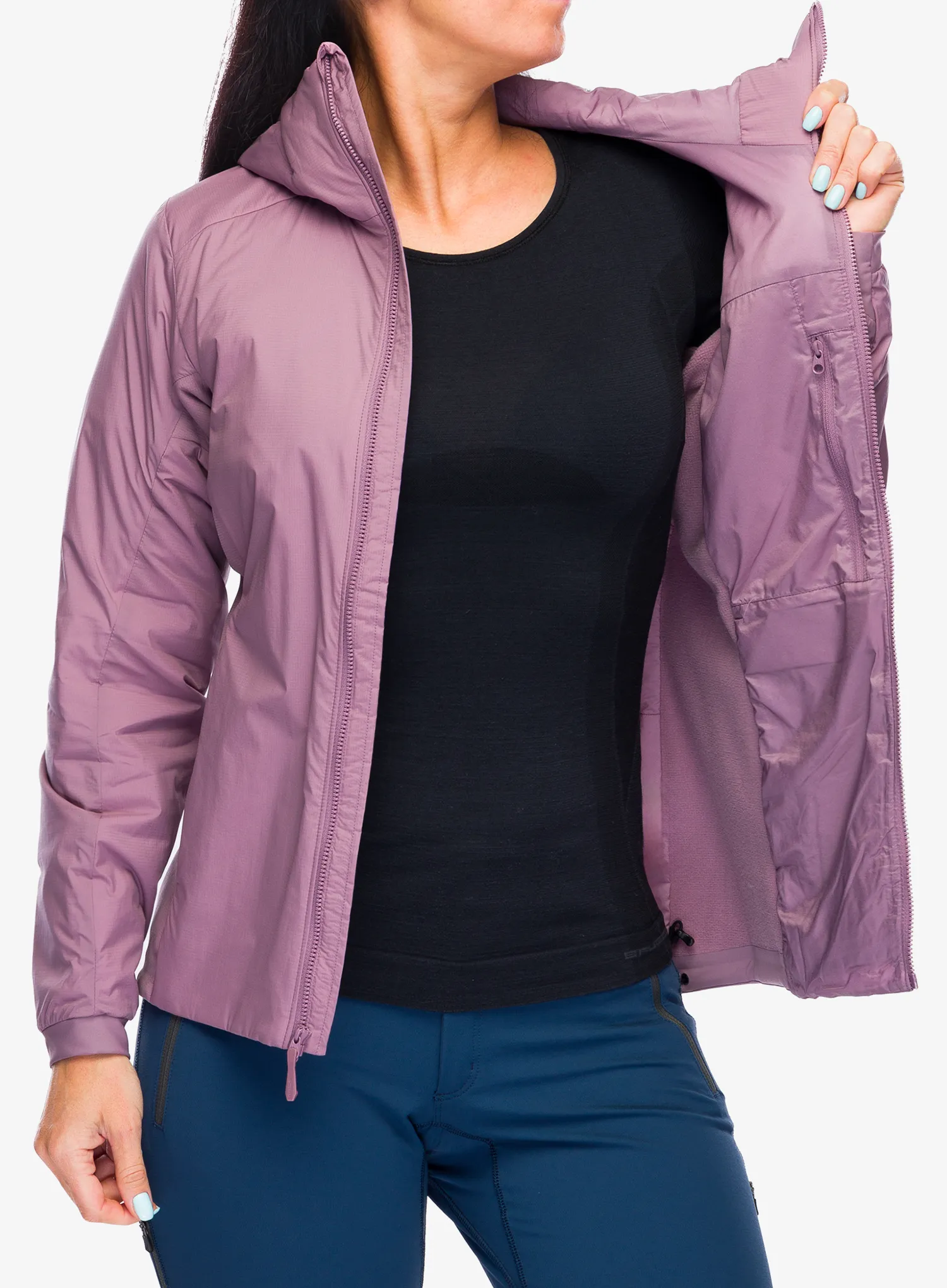 Куртка утеплена жіноча Arcteryx Atom Hoody - interstellar