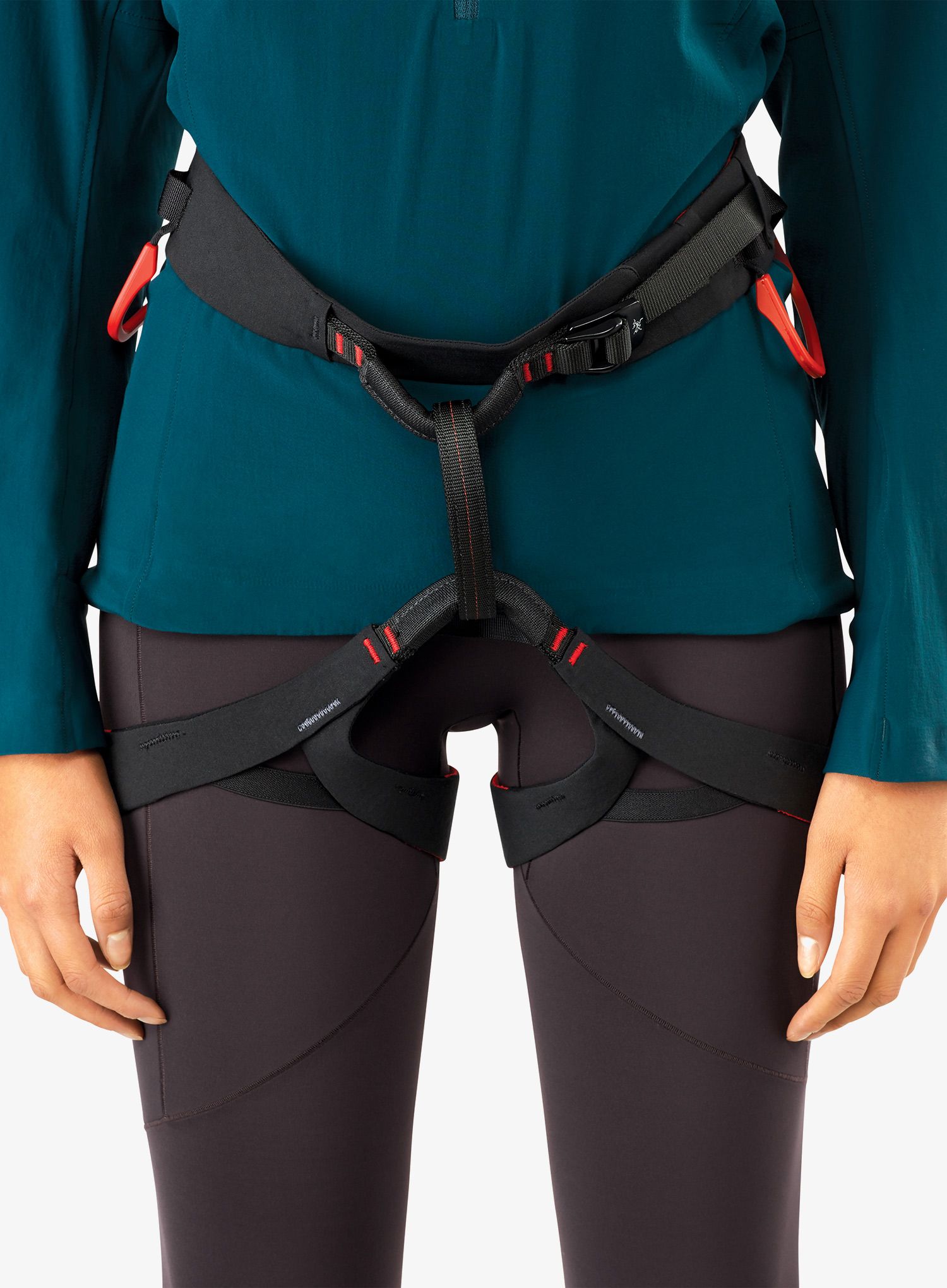 Страхувальна система жіноча Arcteryx C-Quence Harness - black/dynasty