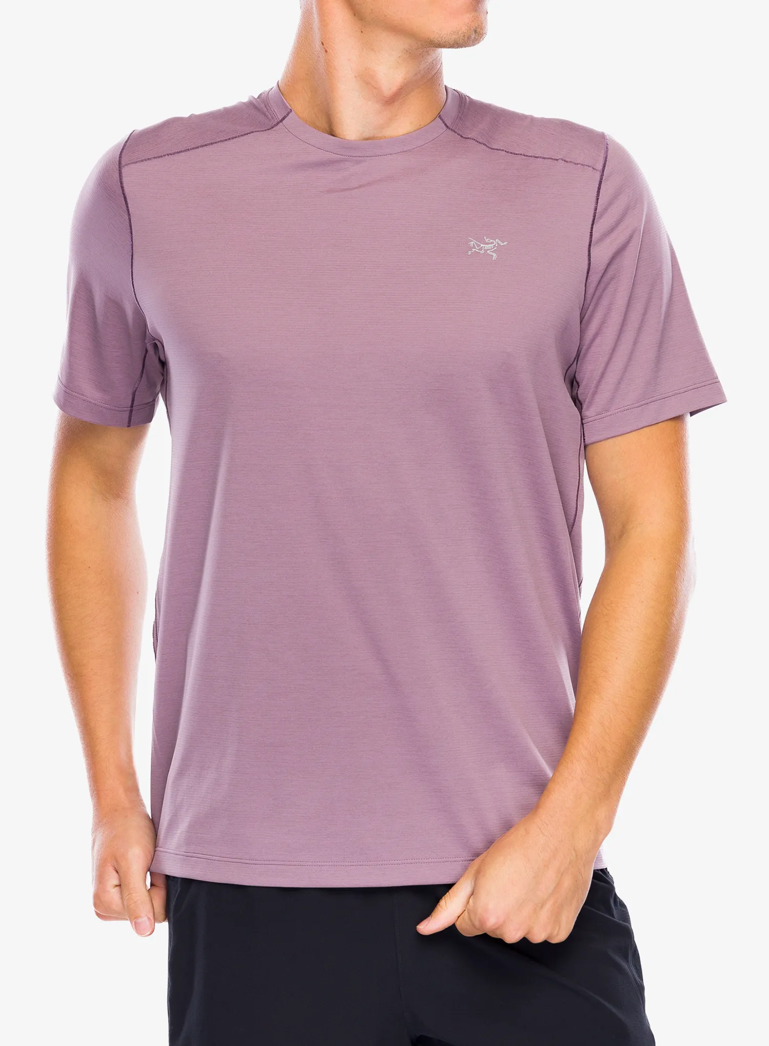 Футболка для бігу Arcteryx Cormac Crew SS - interstellar heather