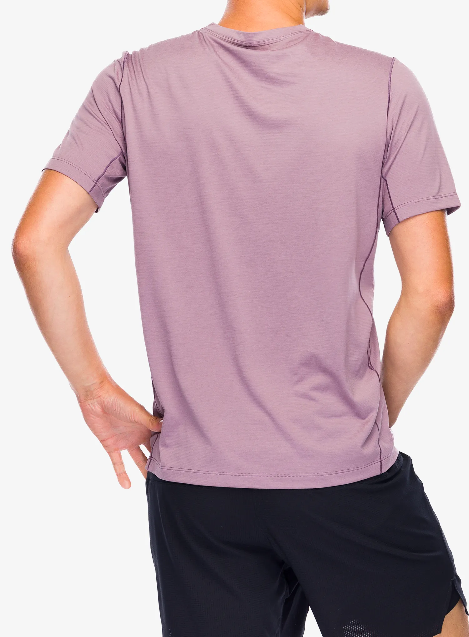 Футболка для бігу Arcteryx Cormac Crew SS - interstellar heather
