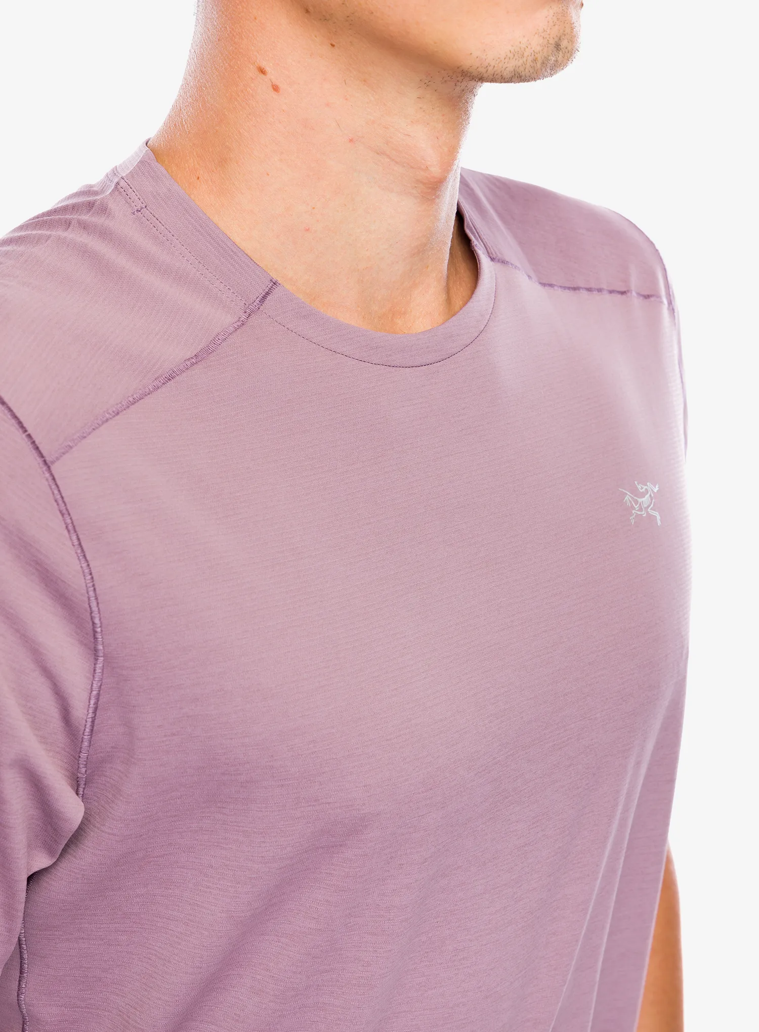 Футболка для бігу Arcteryx Cormac Crew SS - interstellar heather