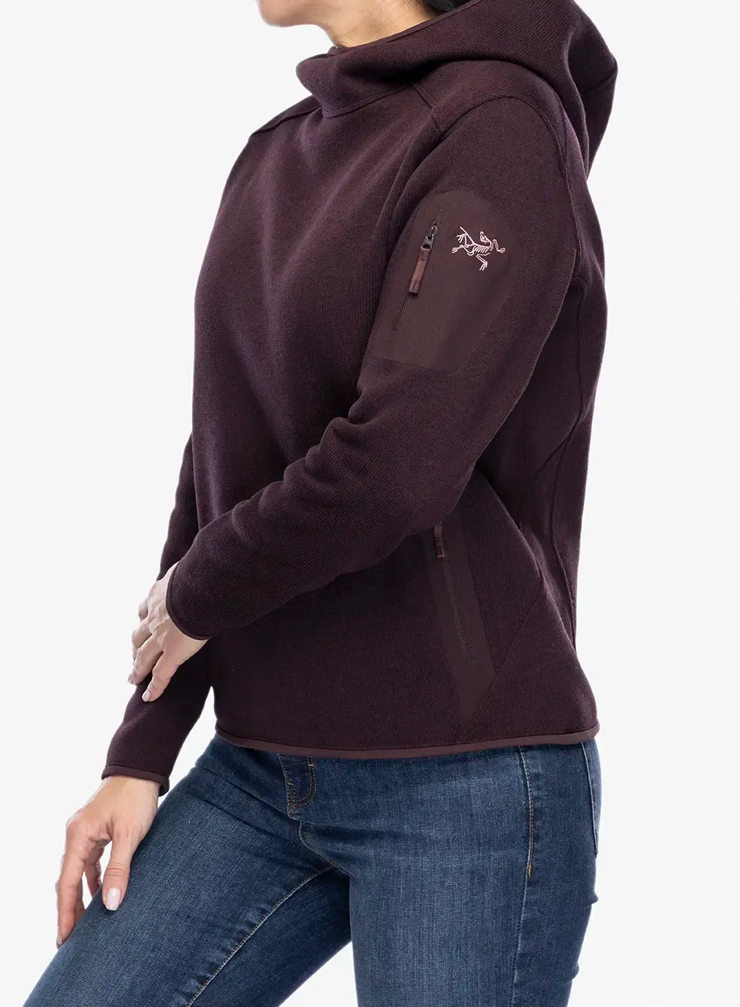 Кофта з каптуром жіноча Arcteryx Covert Pullover Hoody - phantasm heather