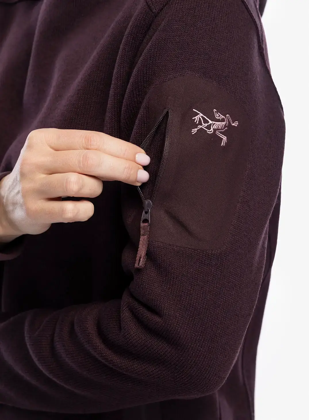 Кофта з каптуром жіноча Arcteryx Covert Pullover Hoody - phantasm heather
