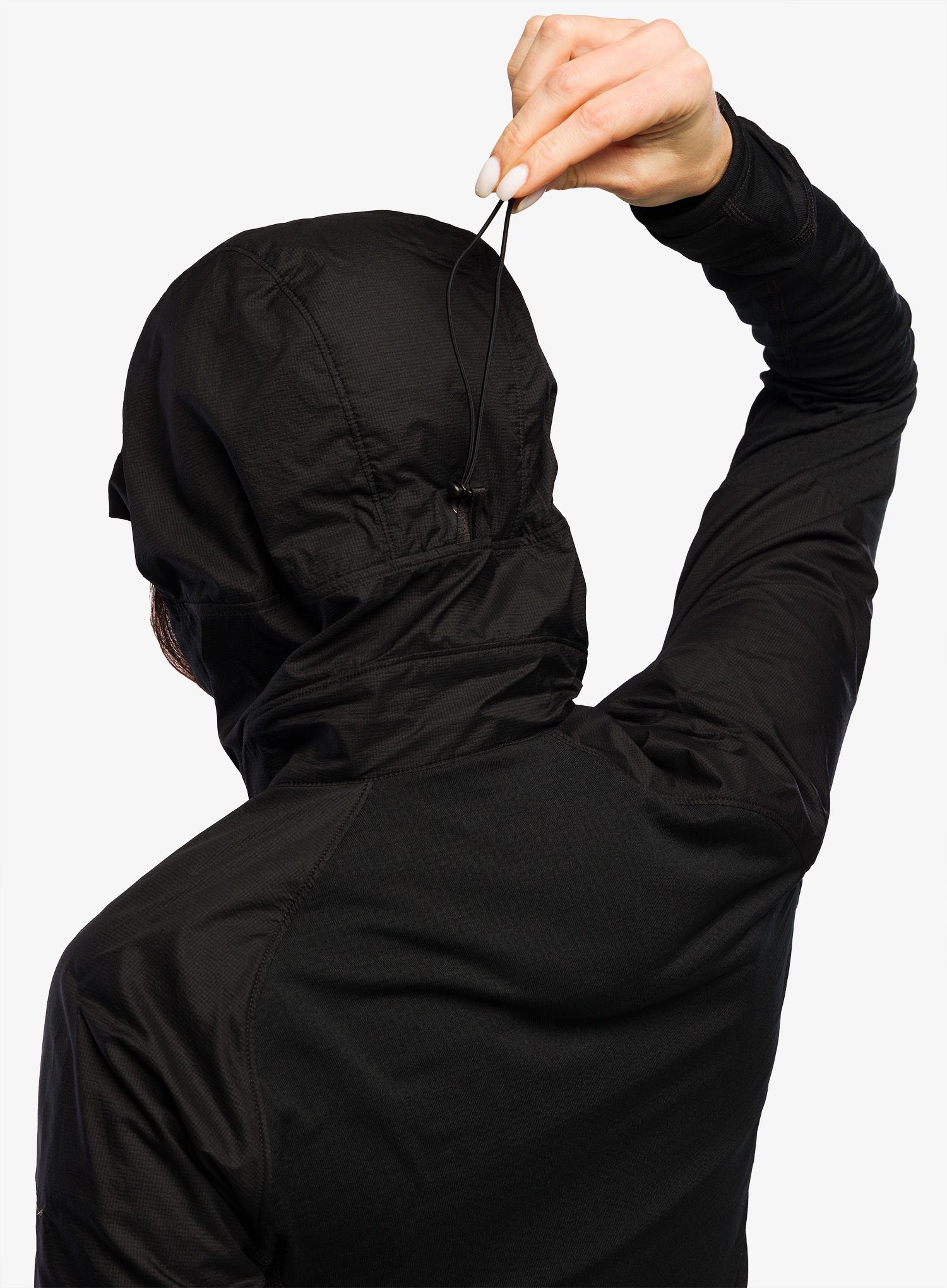 Кофта з каптуром жіноча Arcteryx Delta Hybrid Hoody - black
