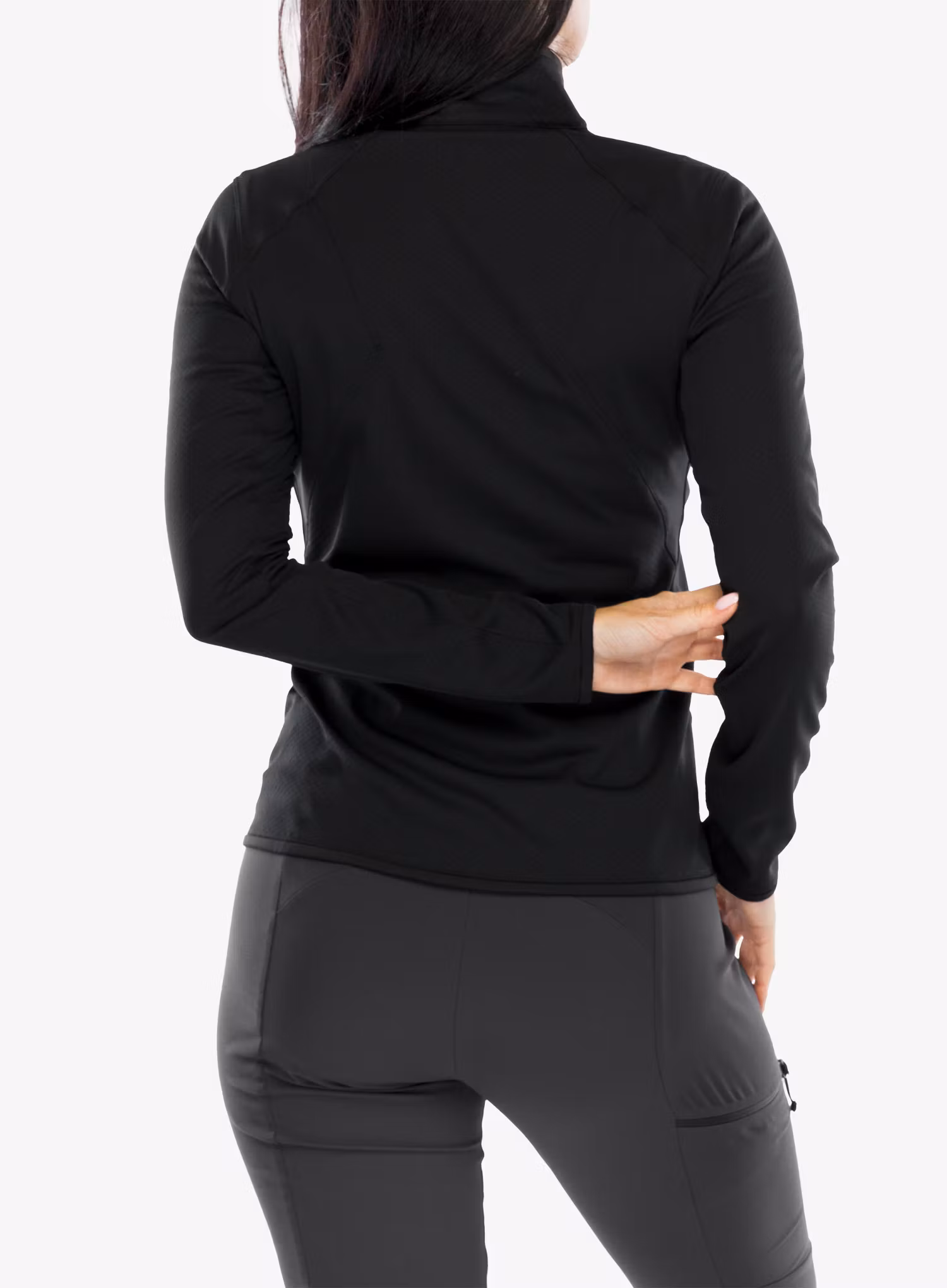Кофта на блискавці жіноча Arcteryx Delta Jacket - blk