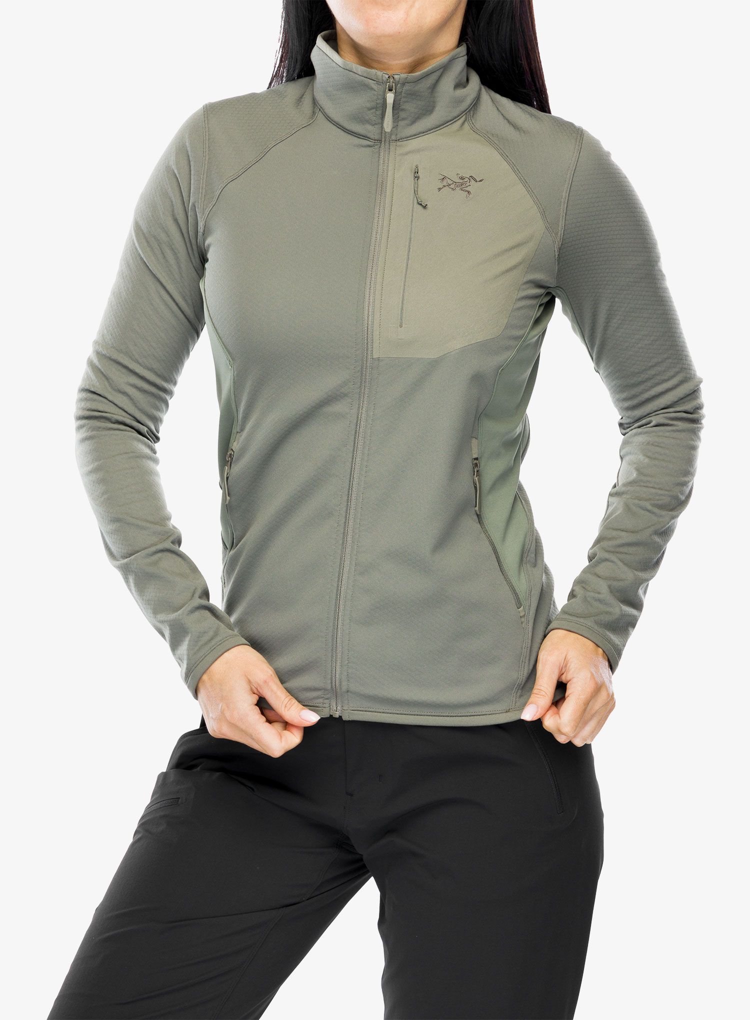 Кофта жіноча без каптура Arcteryx Delta Jacket - forage