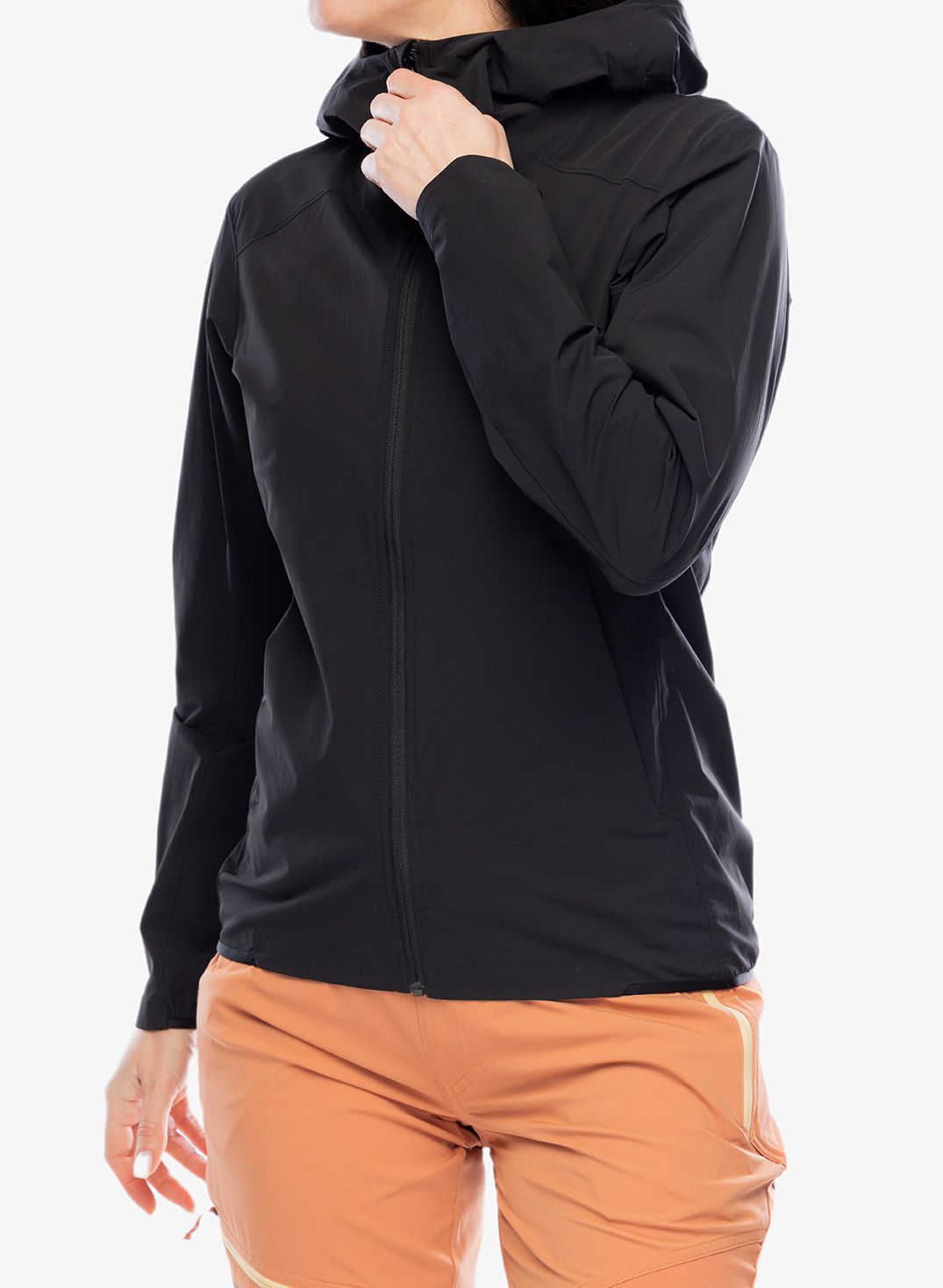 Softshell жіночий Arcteryx Gamma Lightweight Hoody - black/black