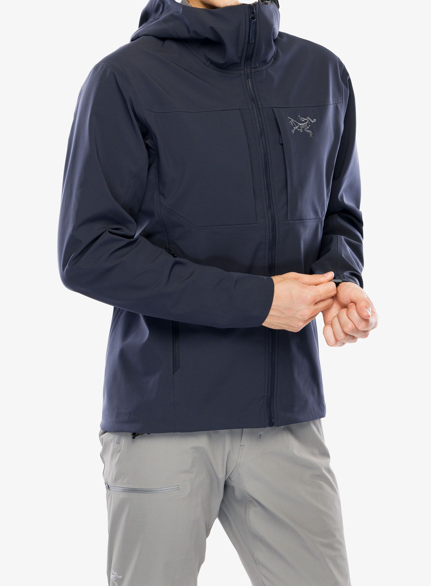 Куртка softshell Arcteryx Gamma MX Hoody - blk sapphire