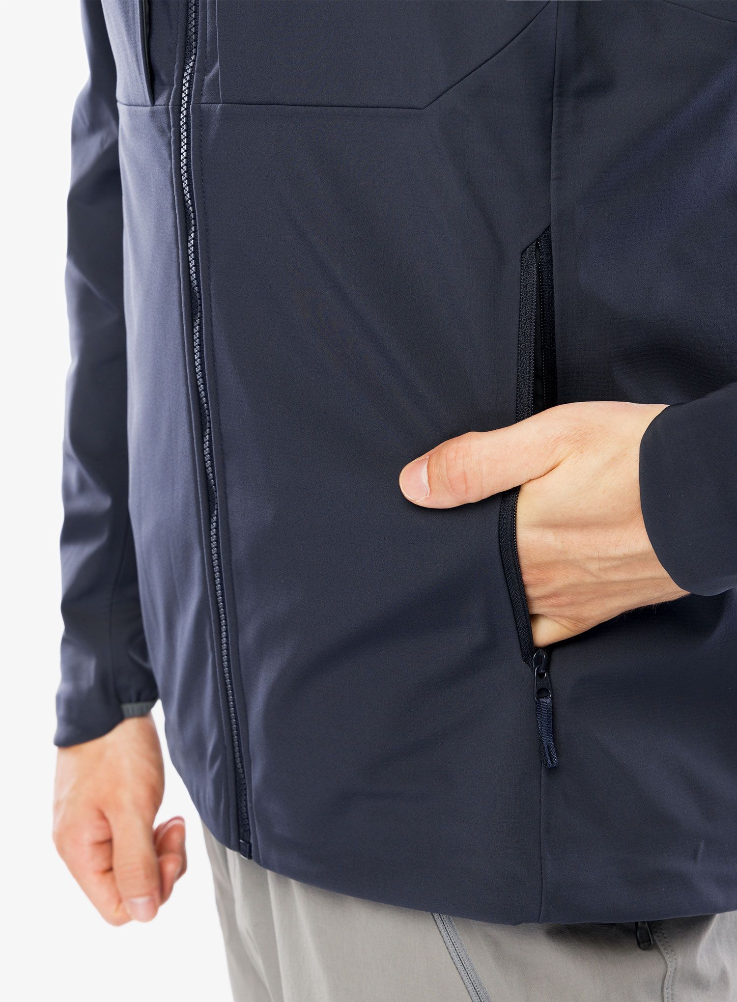 Куртка softshell Arcteryx Gamma MX Hoody - blk sapphire