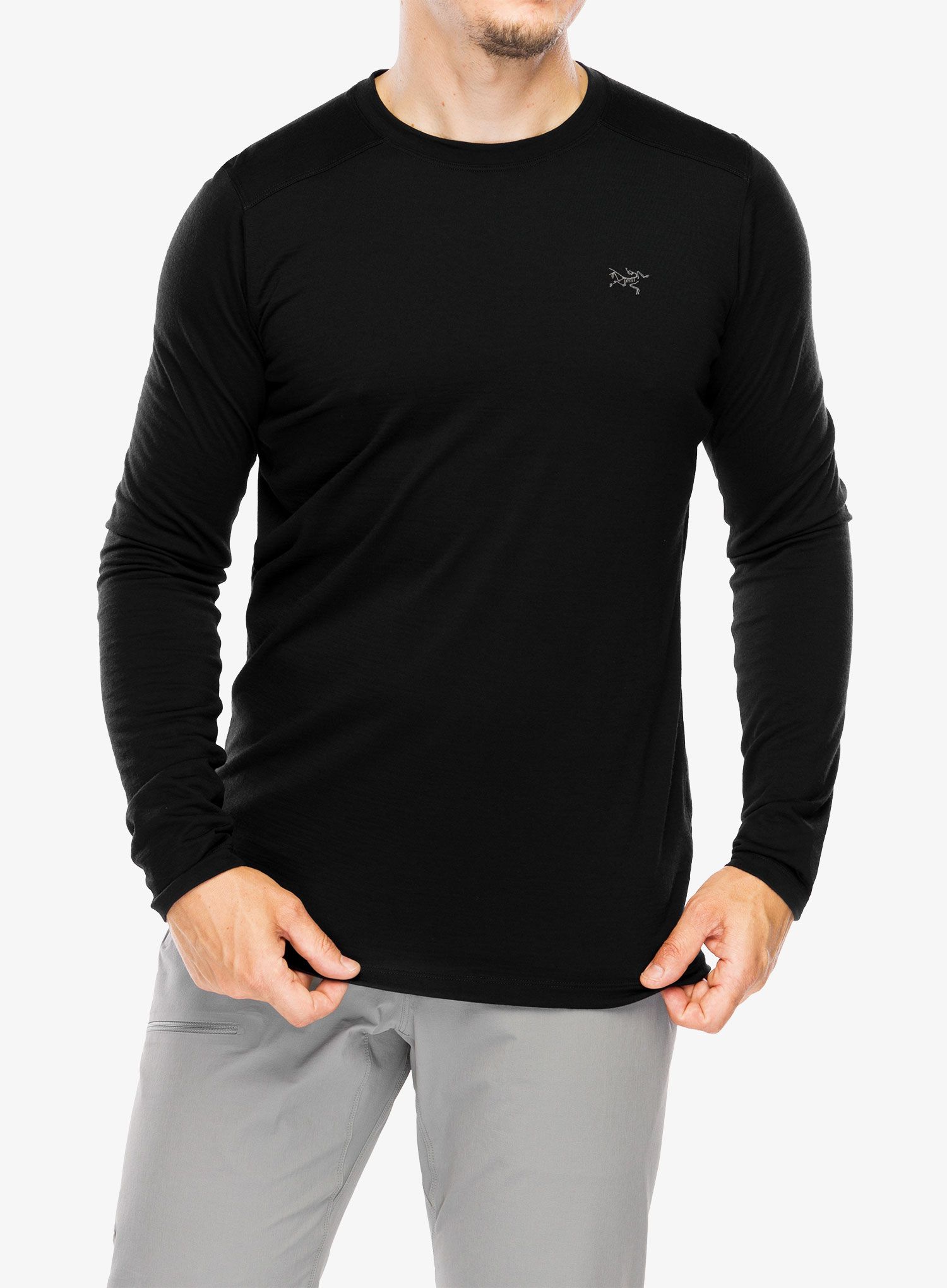 Лонгслів Arcteryx Ionia Merino Wool LS - black