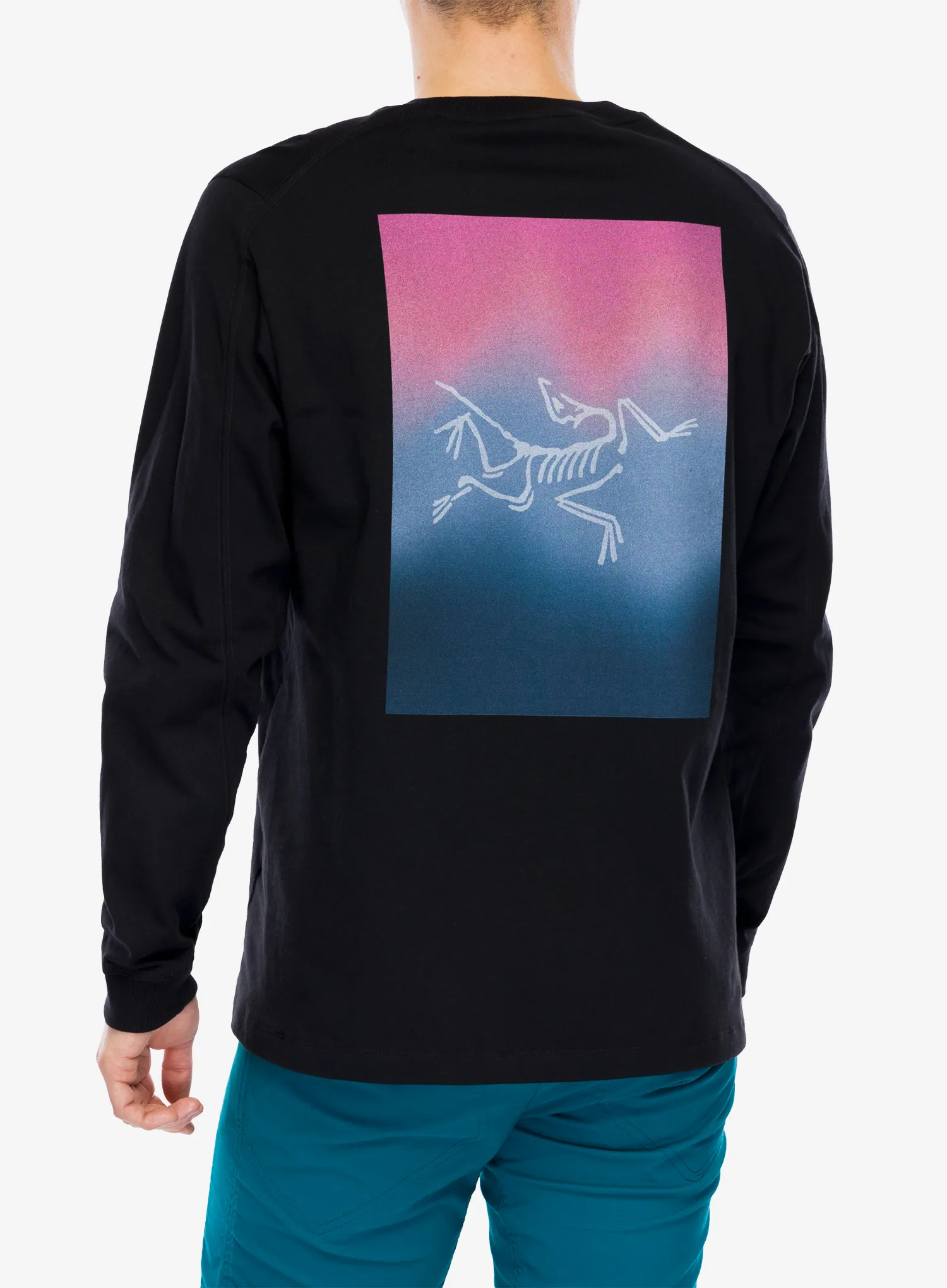 Кофта без каптура Arcteryx Kragg Cotton Heatmap LS - black/multi