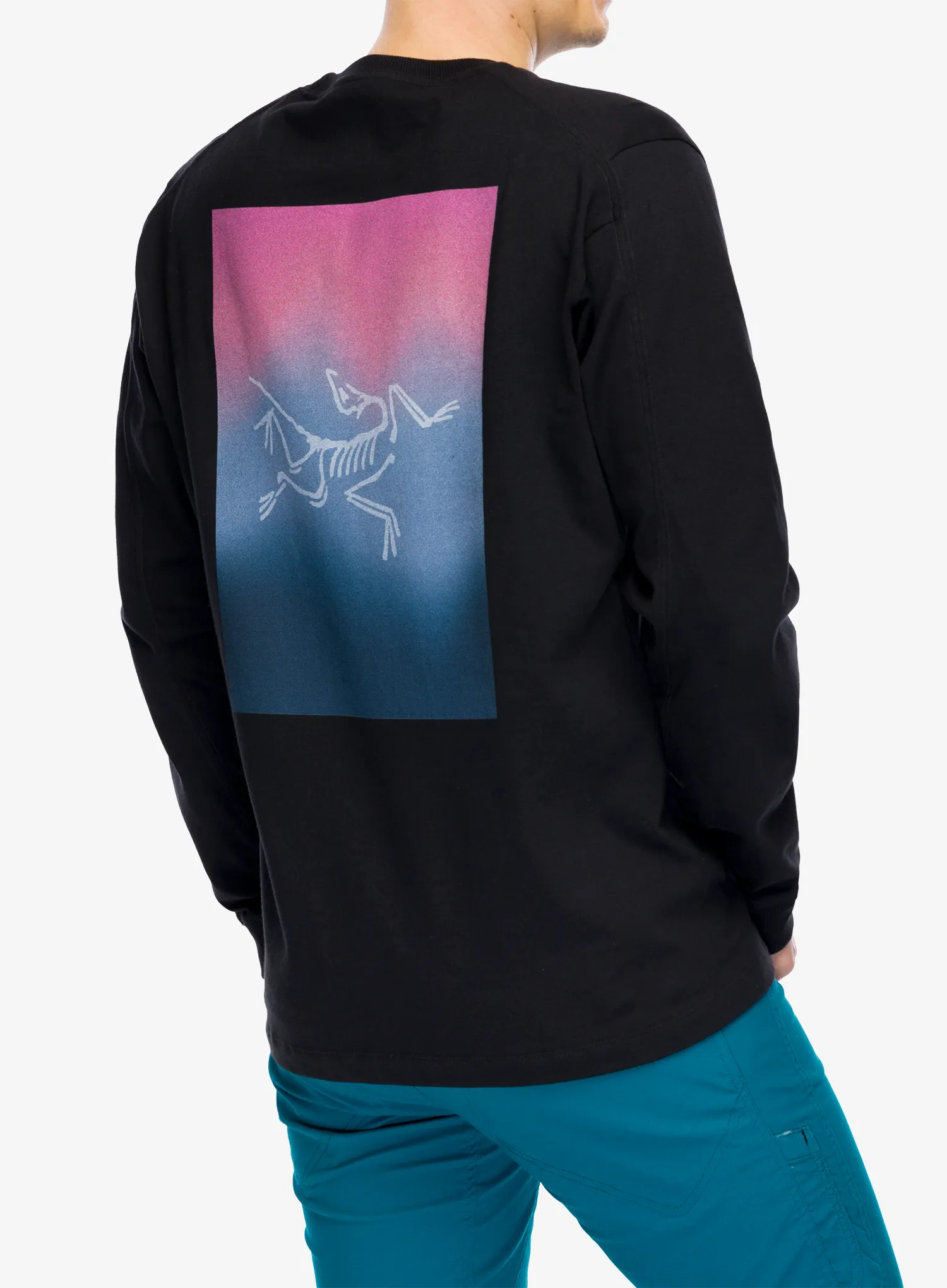 Кофта без каптура Arcteryx Kragg Cotton Heatmap LS - black/multi