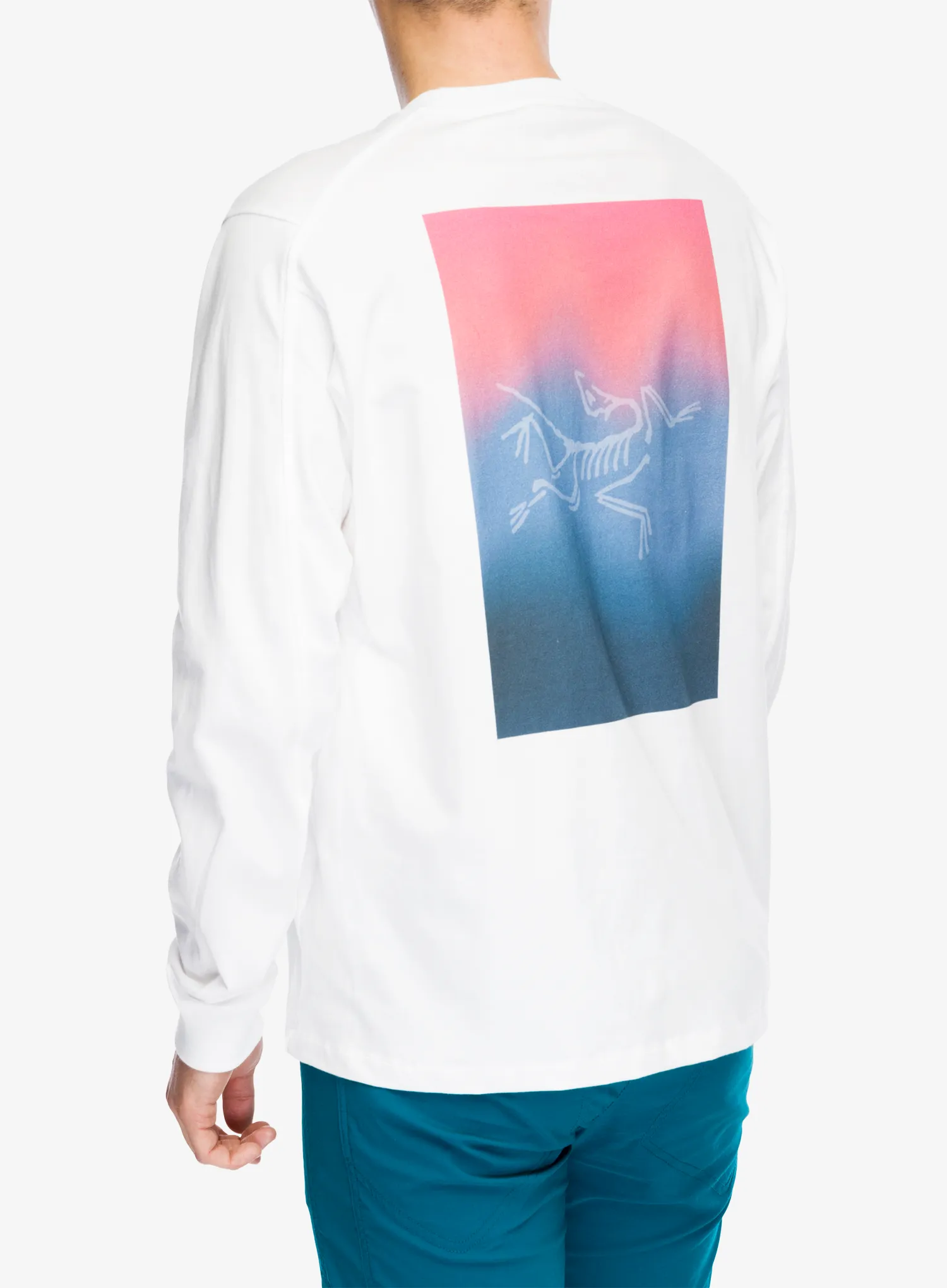Кофта для скелелазіння Arcteryx Kragg Cotton Heatmap LS - white light/multi