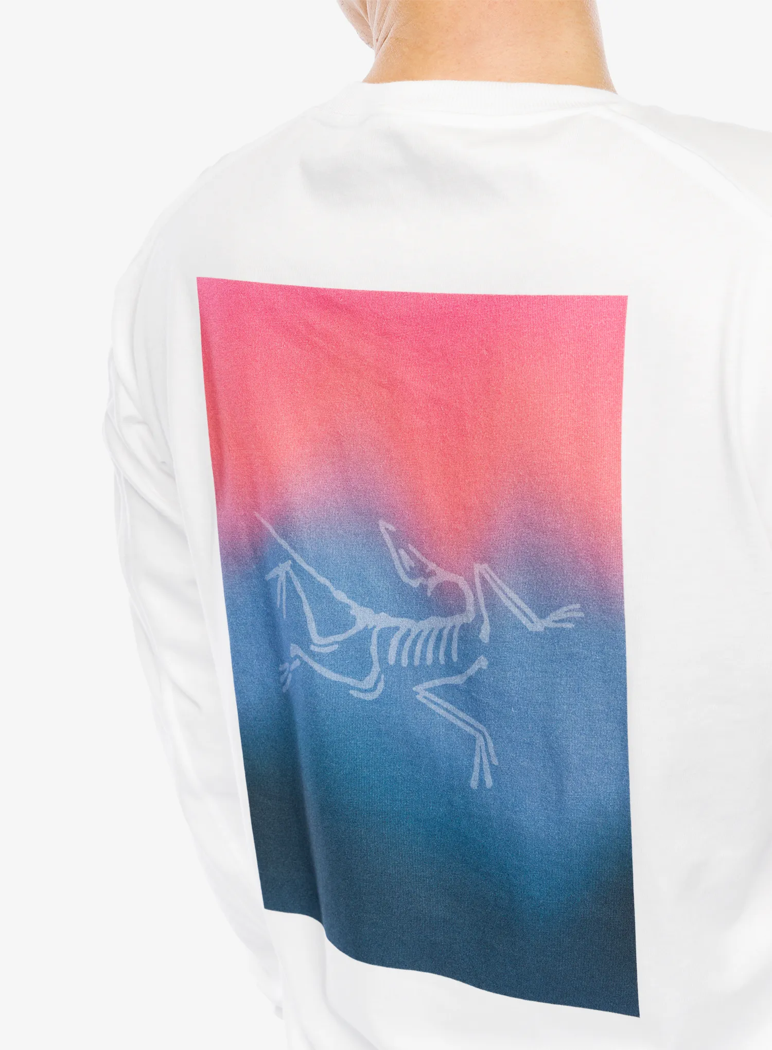 Кофта для скелелазіння Arcteryx Kragg Cotton Heatmap LS - white light/multi