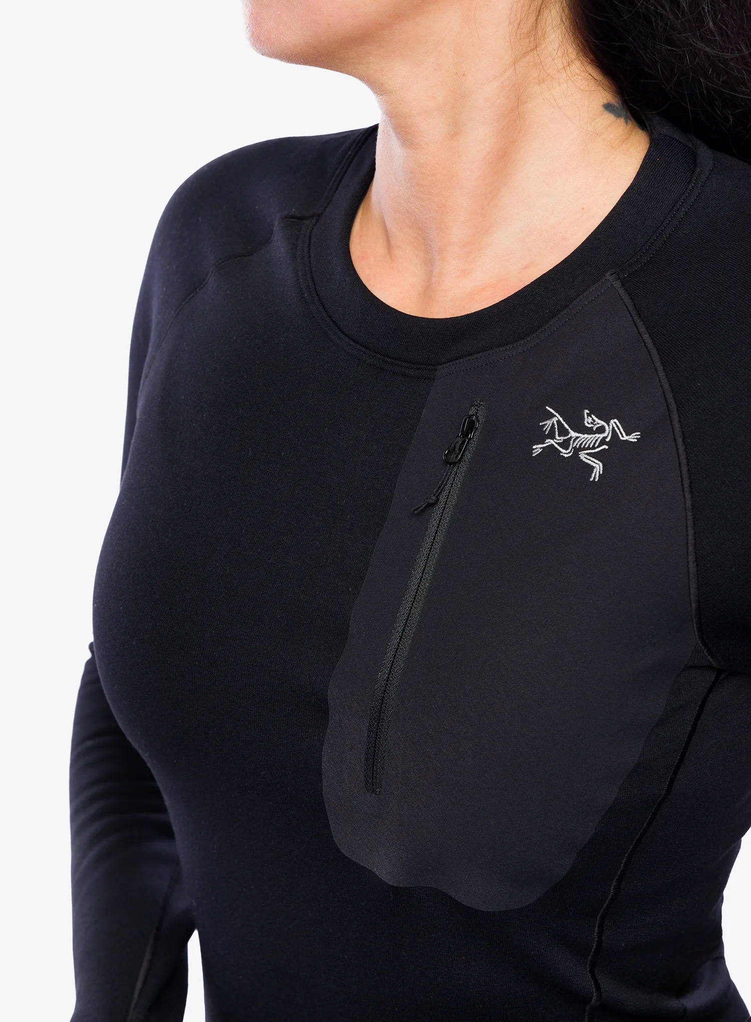 Термокофта жіноча Arcteryx Kyanite Baselayer Crew Neck - black