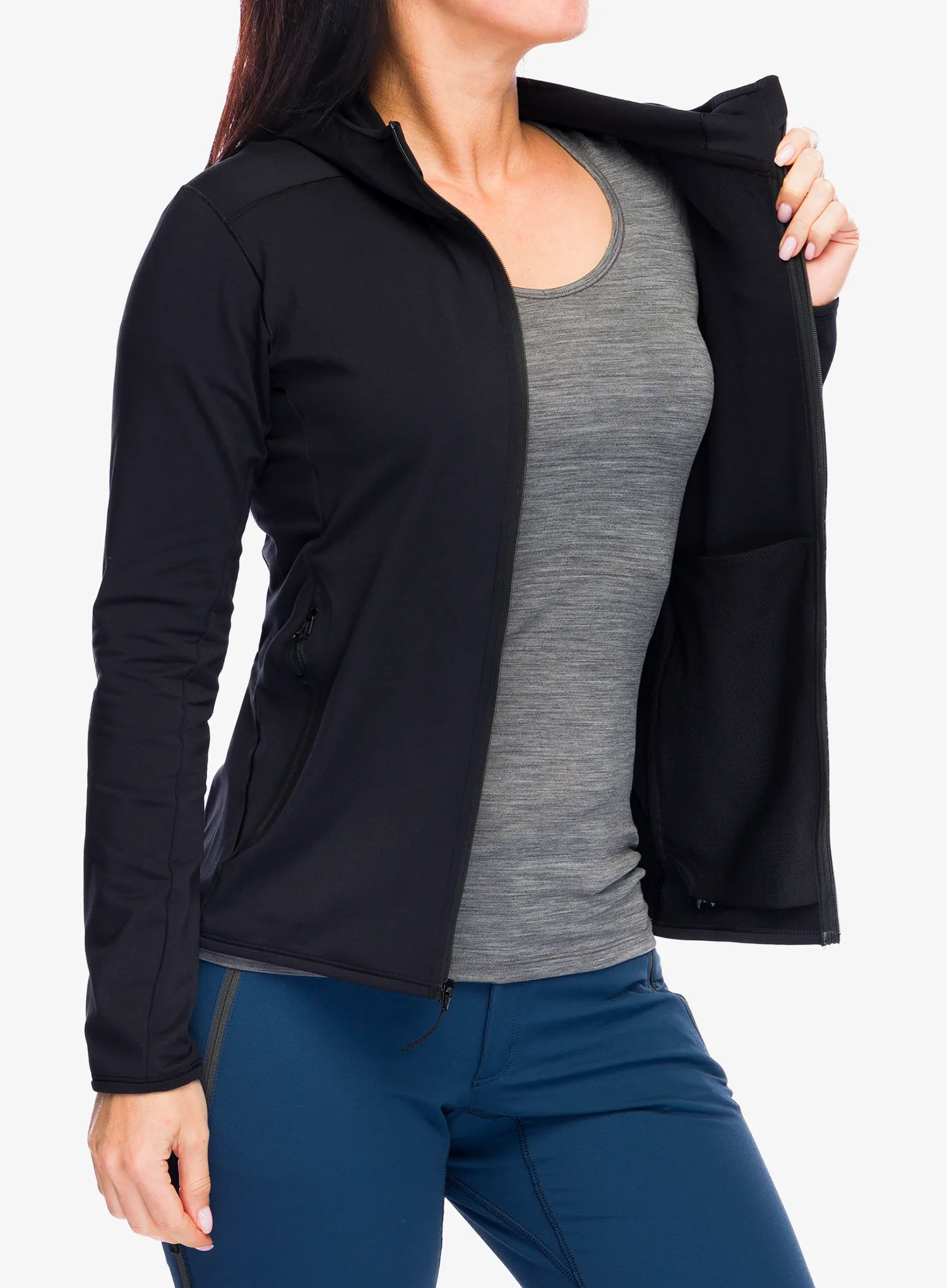 Кофта трекінгова жіноча Arcteryx Kyanite LT Hoody - black