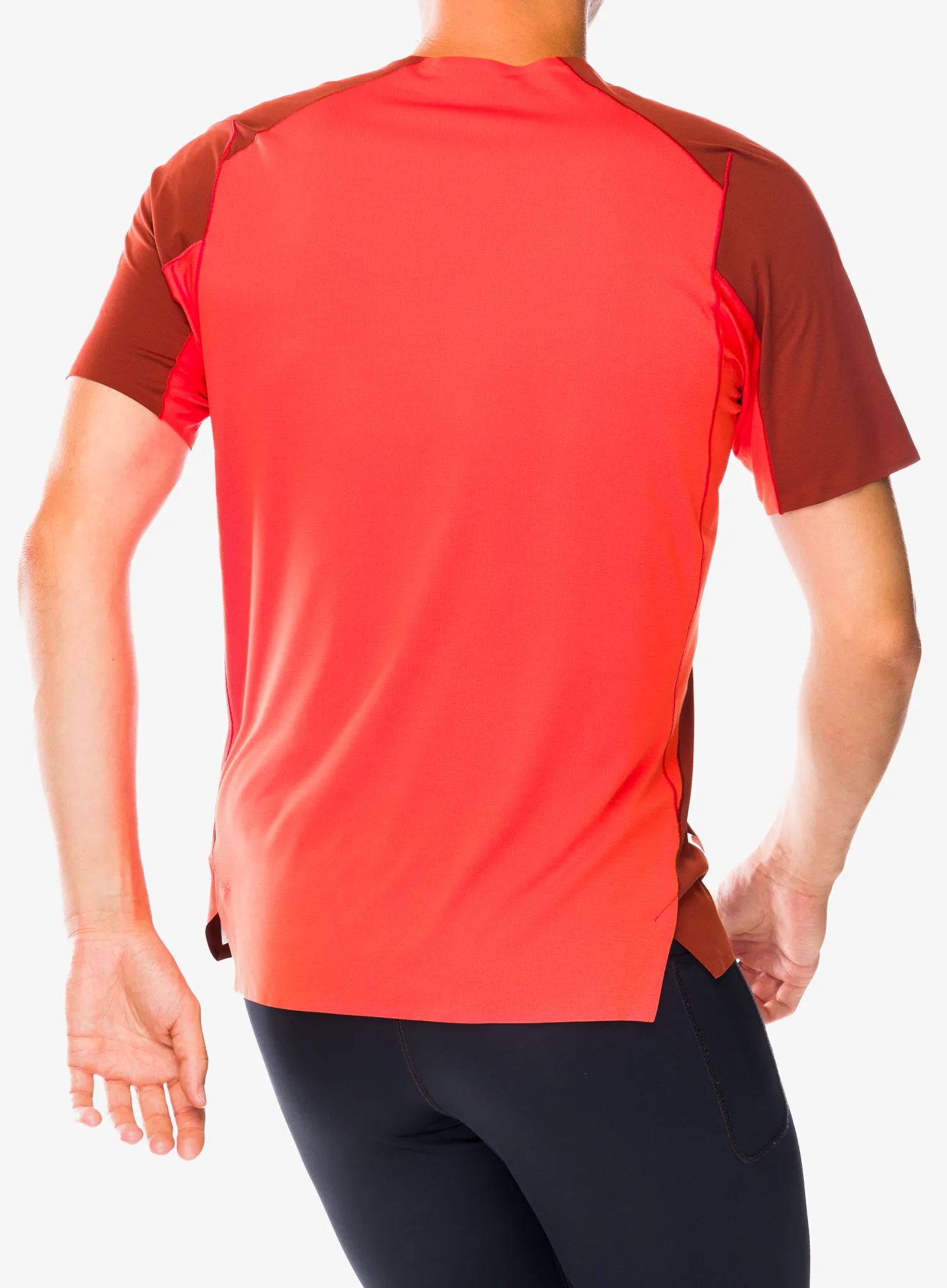 Футболка для бігу Arcteryx Norvan Downword Logo Shirt SS - sequoia/solaris