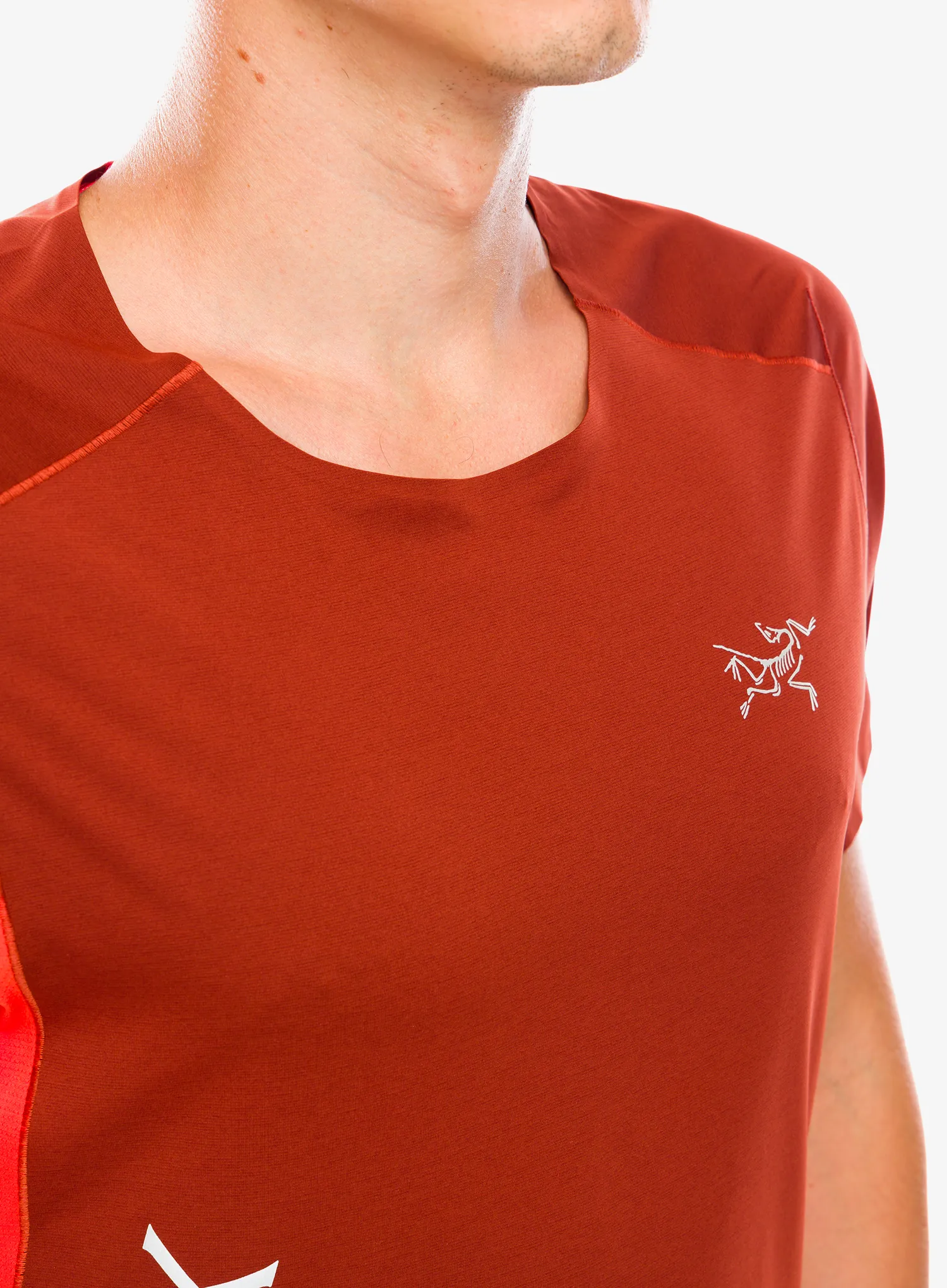 Футболка для бігу Arcteryx Norvan Downword Logo Shirt SS - sequoia/solaris