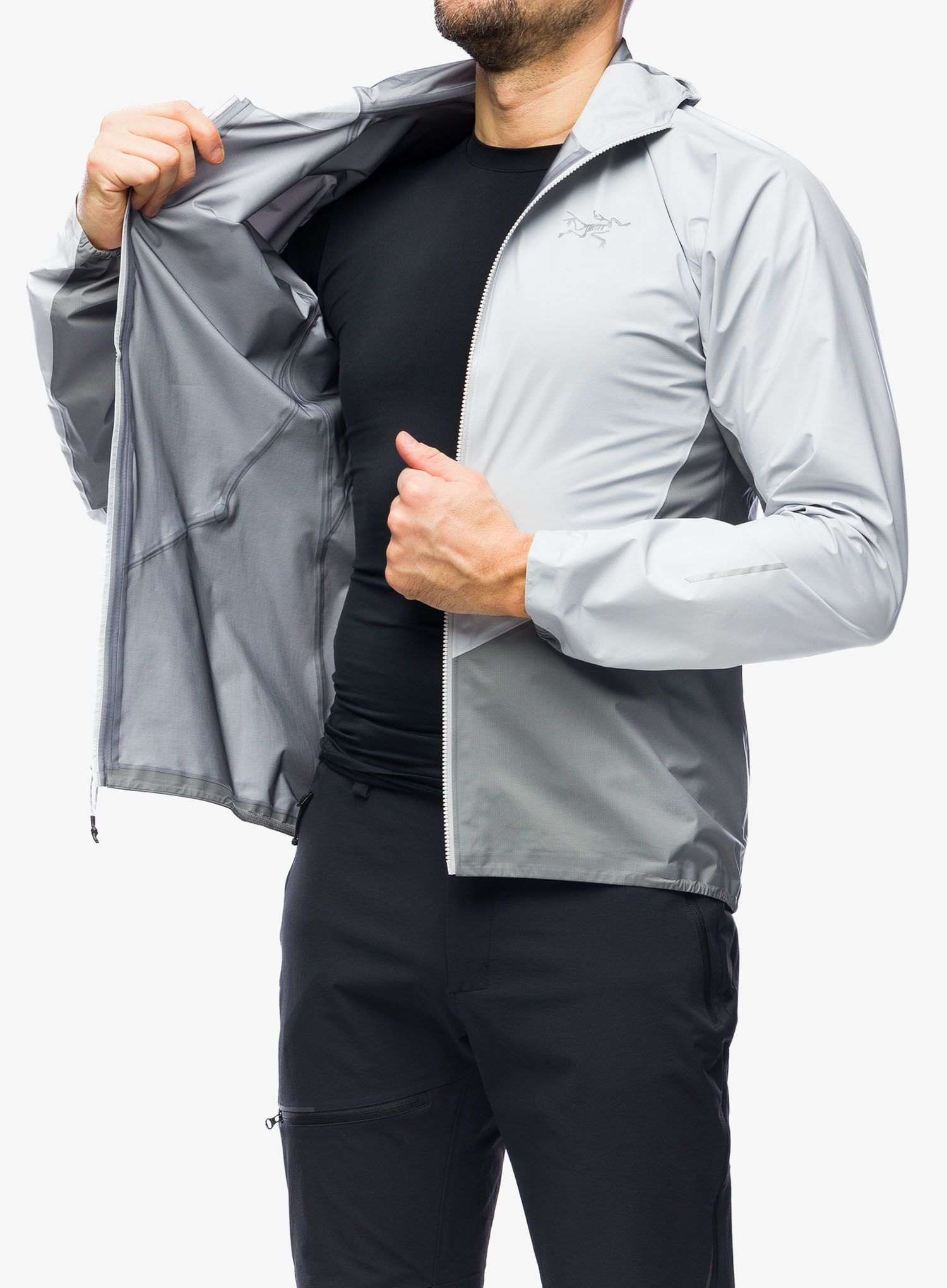 Куртка для бігу Arcteryx Norvan Shell Jacket - solitude/void