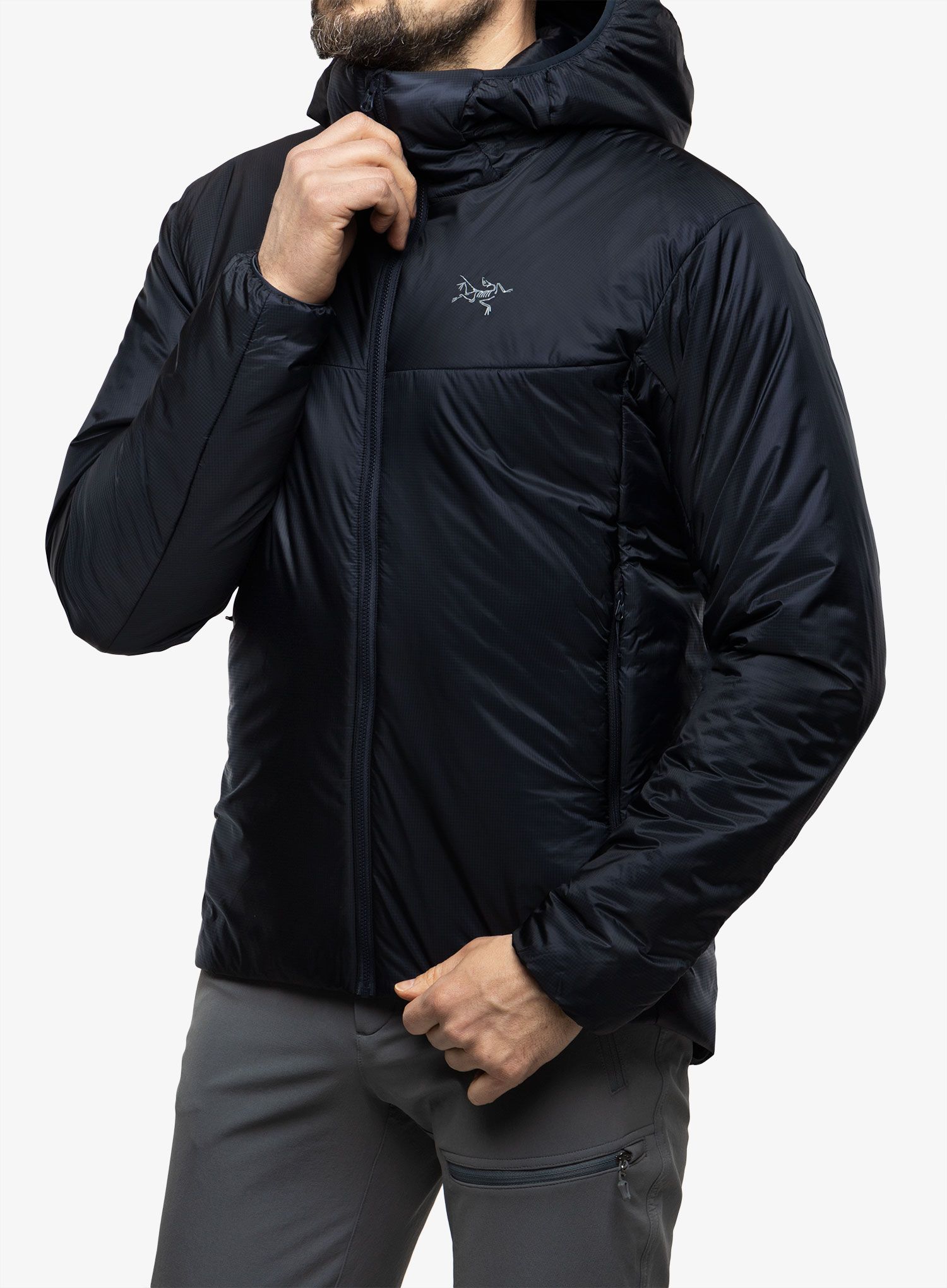 Куртка утеплена Arcteryx Nuclei Hoody - black sapphire