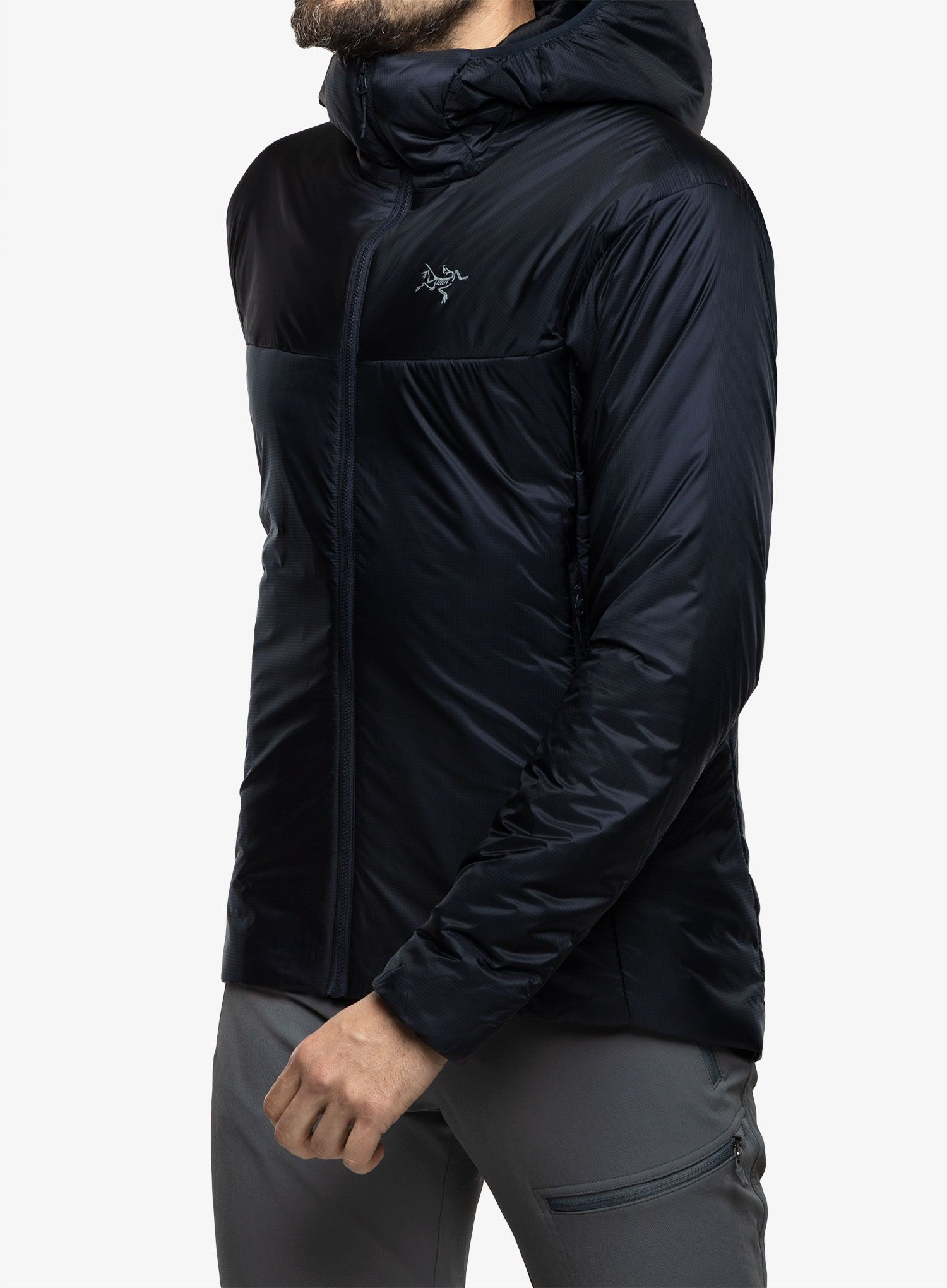 Куртка утеплена Arcteryx Nuclei Hoody - black sapphire