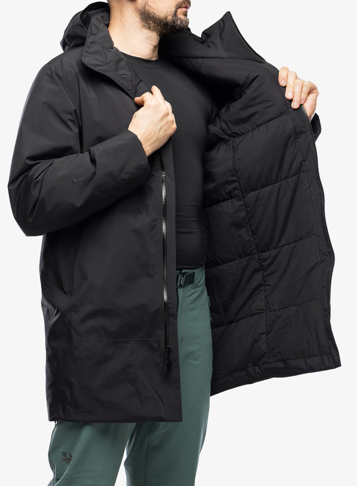 Куртка утеплена Arcteryx Ralle Parka - black