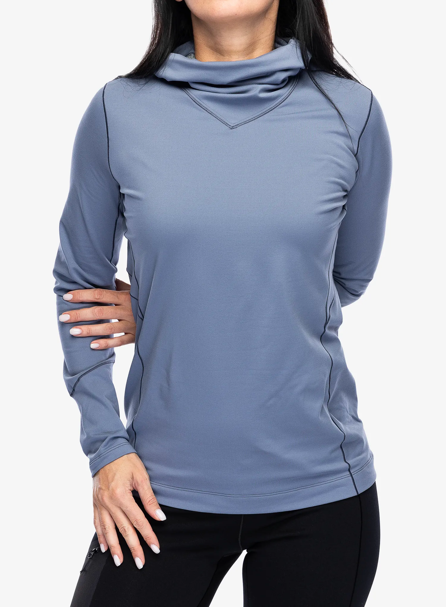 Термокофта жіноча Arcteryx Rho Hoody - stratus