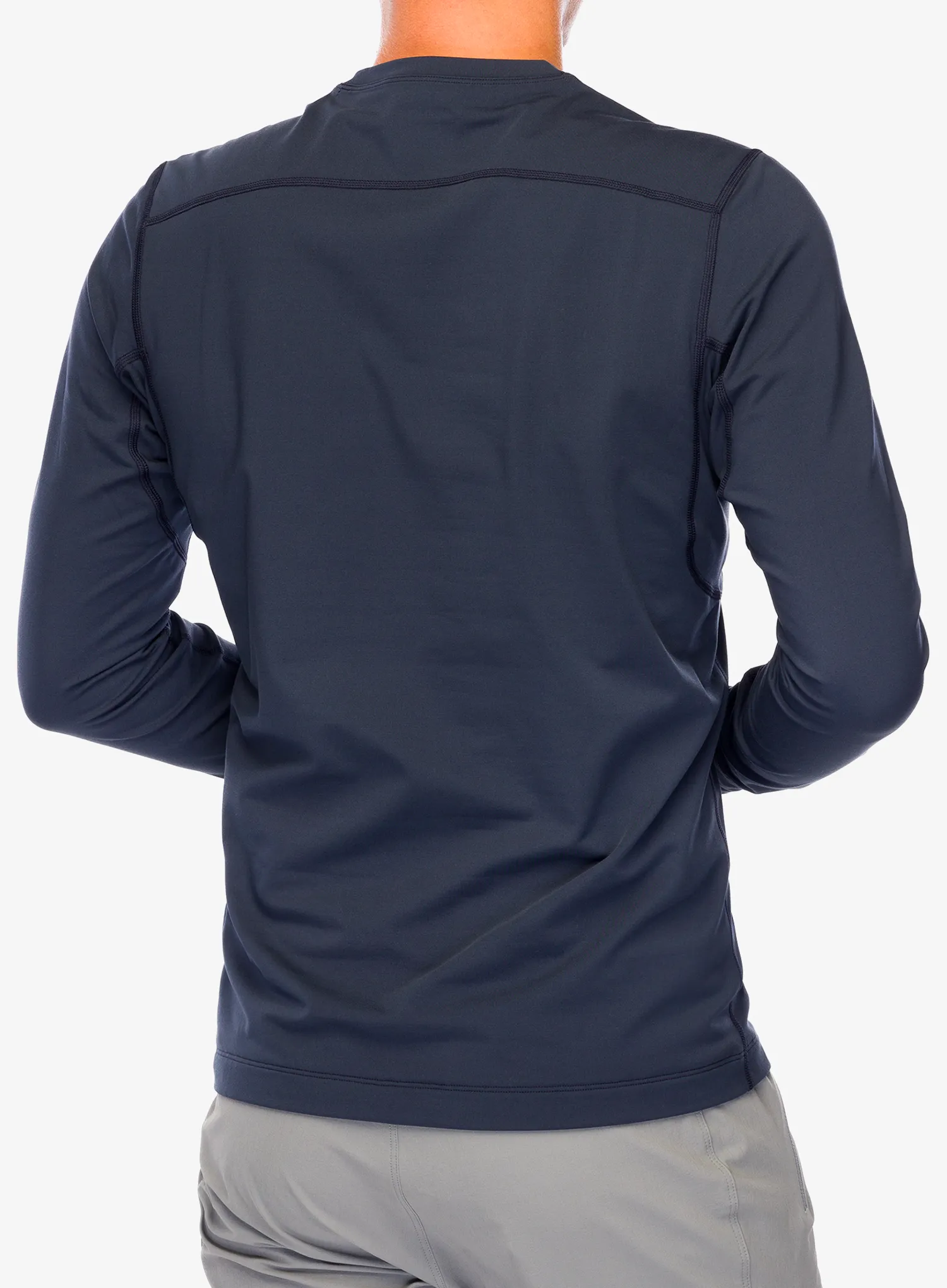 Термокофта Arcteryx Rho LT Crew Neck - black sapphire