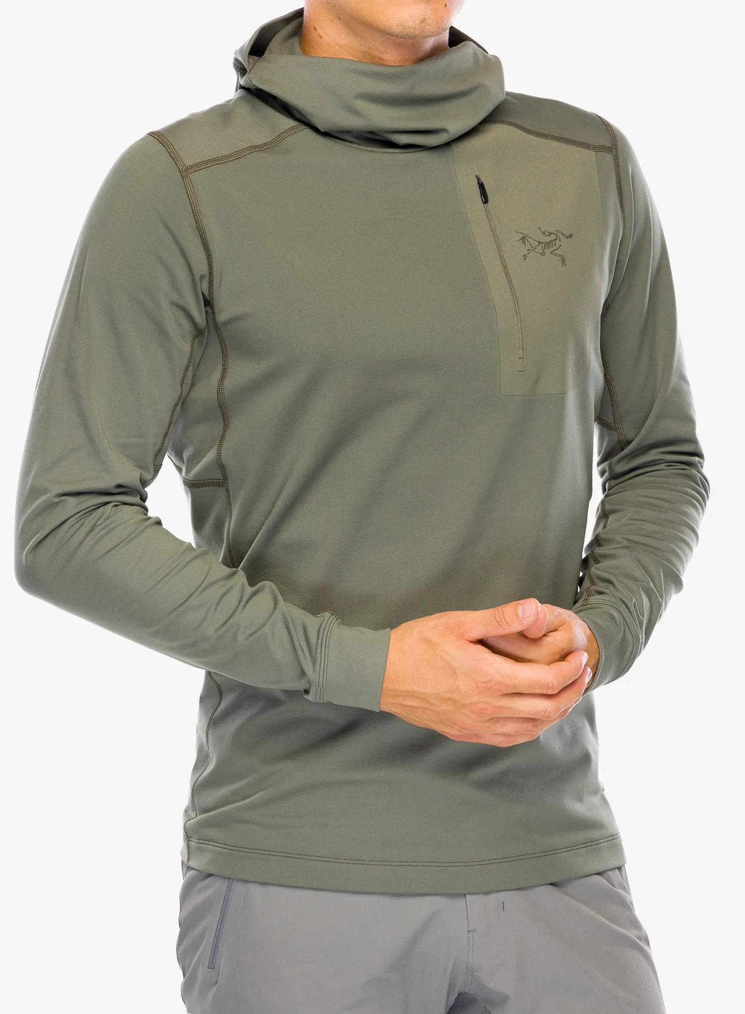 Термокофта Arcteryx Rho LT Hoody - forage