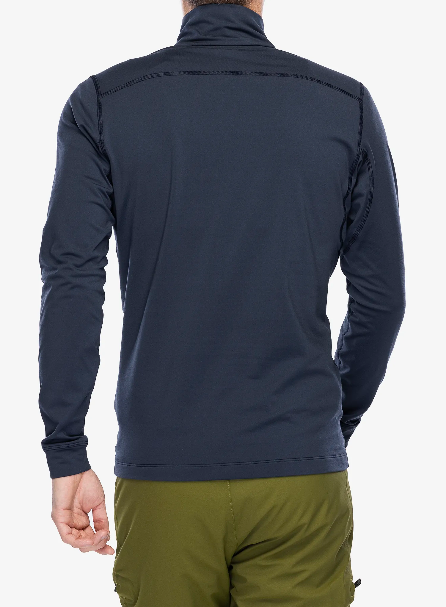 Термокофта Arcteryx Rho LT Zip Neck - black sapphire