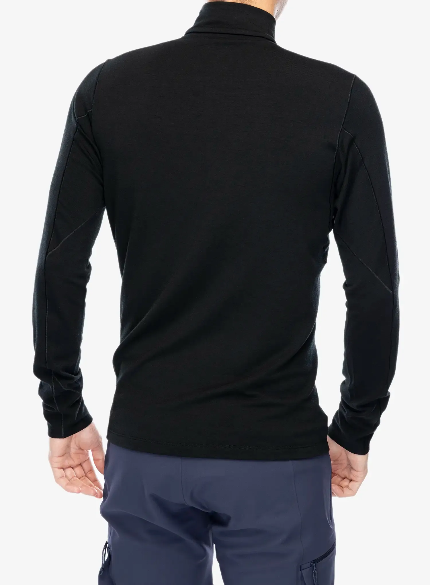 Термокофта Arcteryx Rho Merino Wool Zip Neck - black