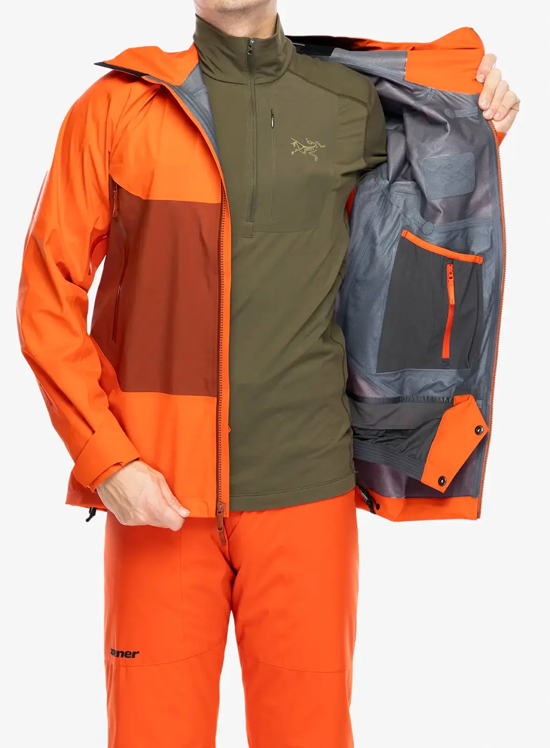 Куртка лижна Arcteryx Sabre Jacket - solaris/sequoia