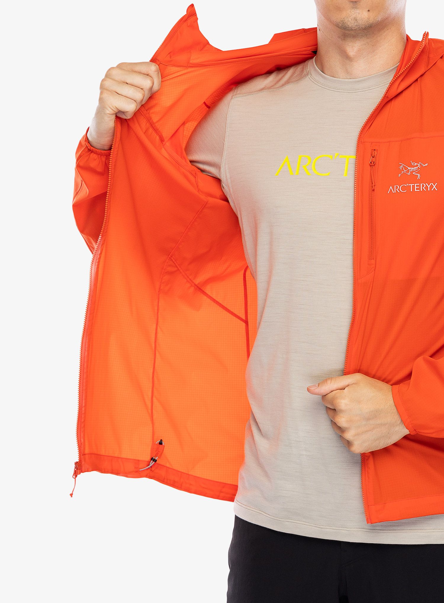 Вітровка Arcteryx Squamish Hoody - solaris