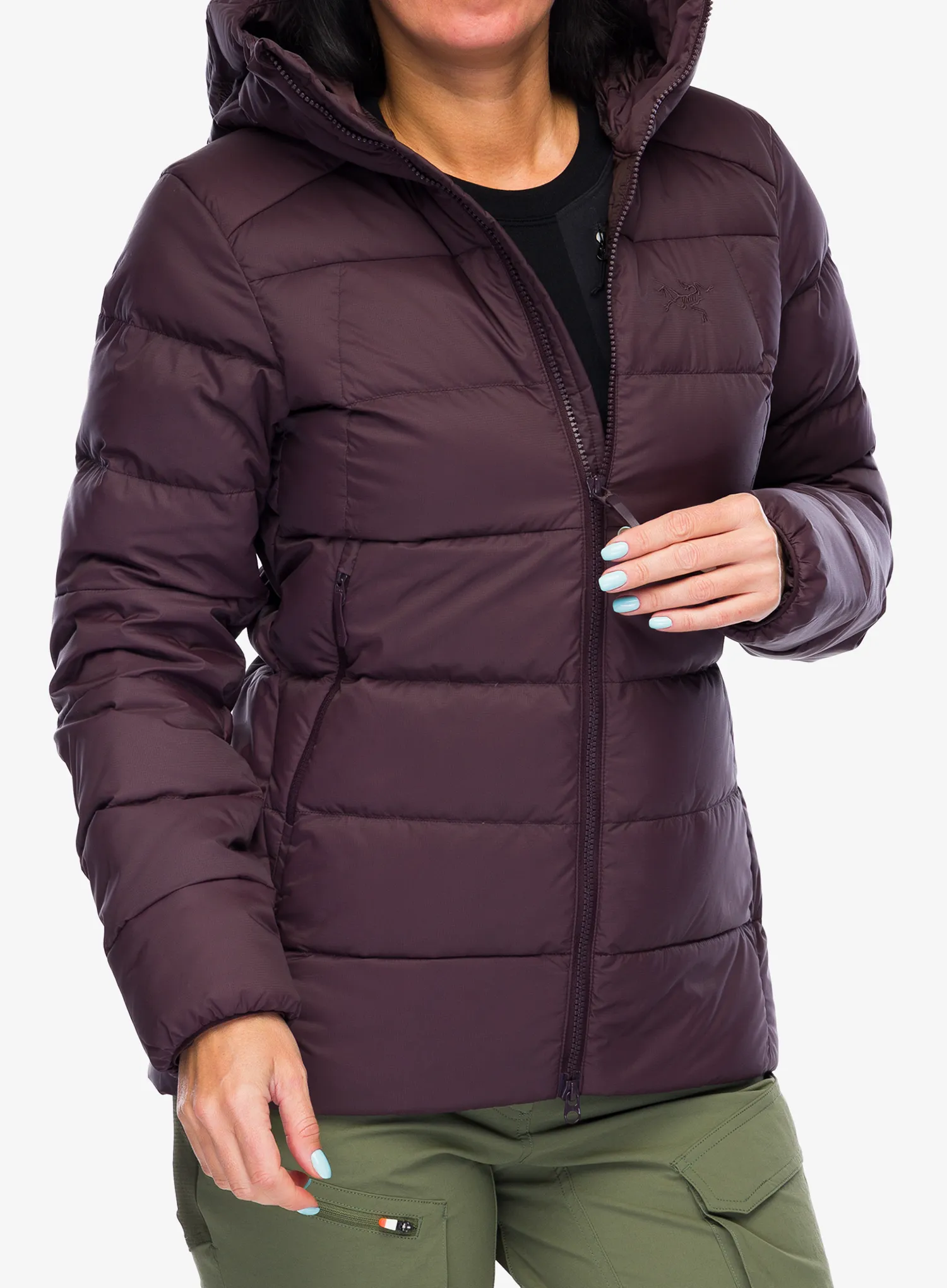 Пуховик жіноча Arcteryx Thorium Hoody - phantasm