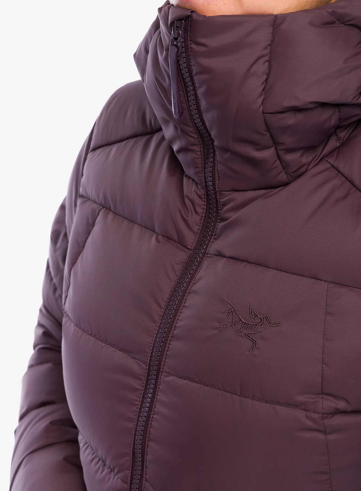 Пуховик жіноча Arcteryx Thorium Hoody - phantasm