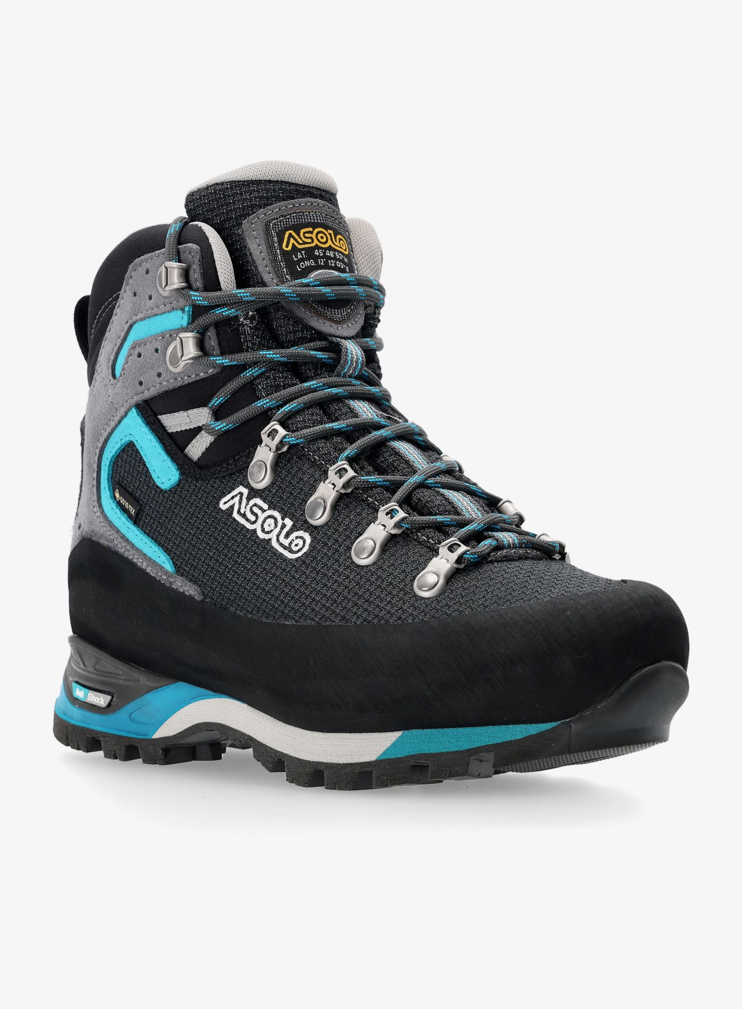 Черевики трекінгові жіночі Asolo Corax GV - black/peacock blue