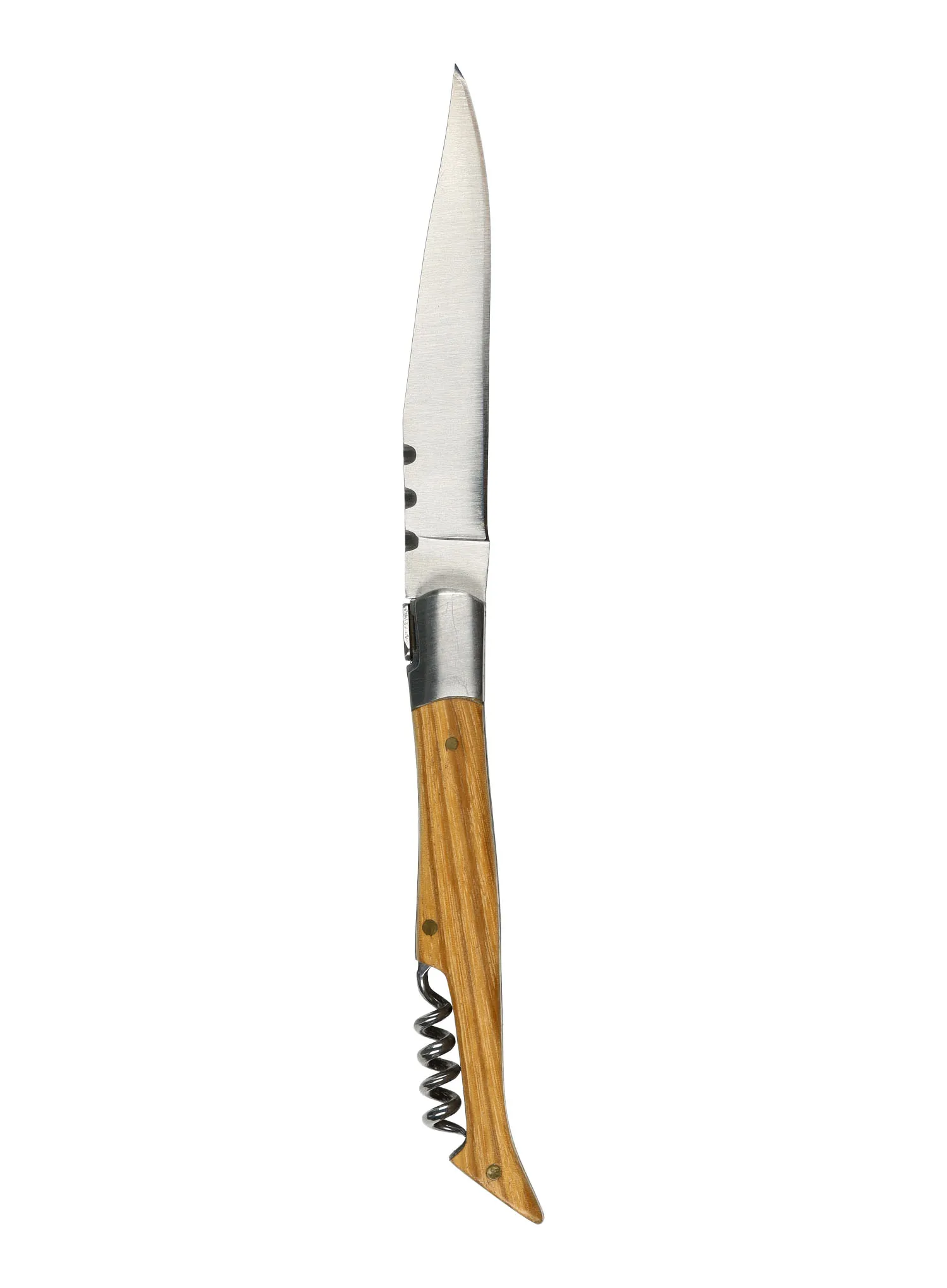 Ніж туристичний складний Baladeo Tradition 12 cm - zebrano/kork