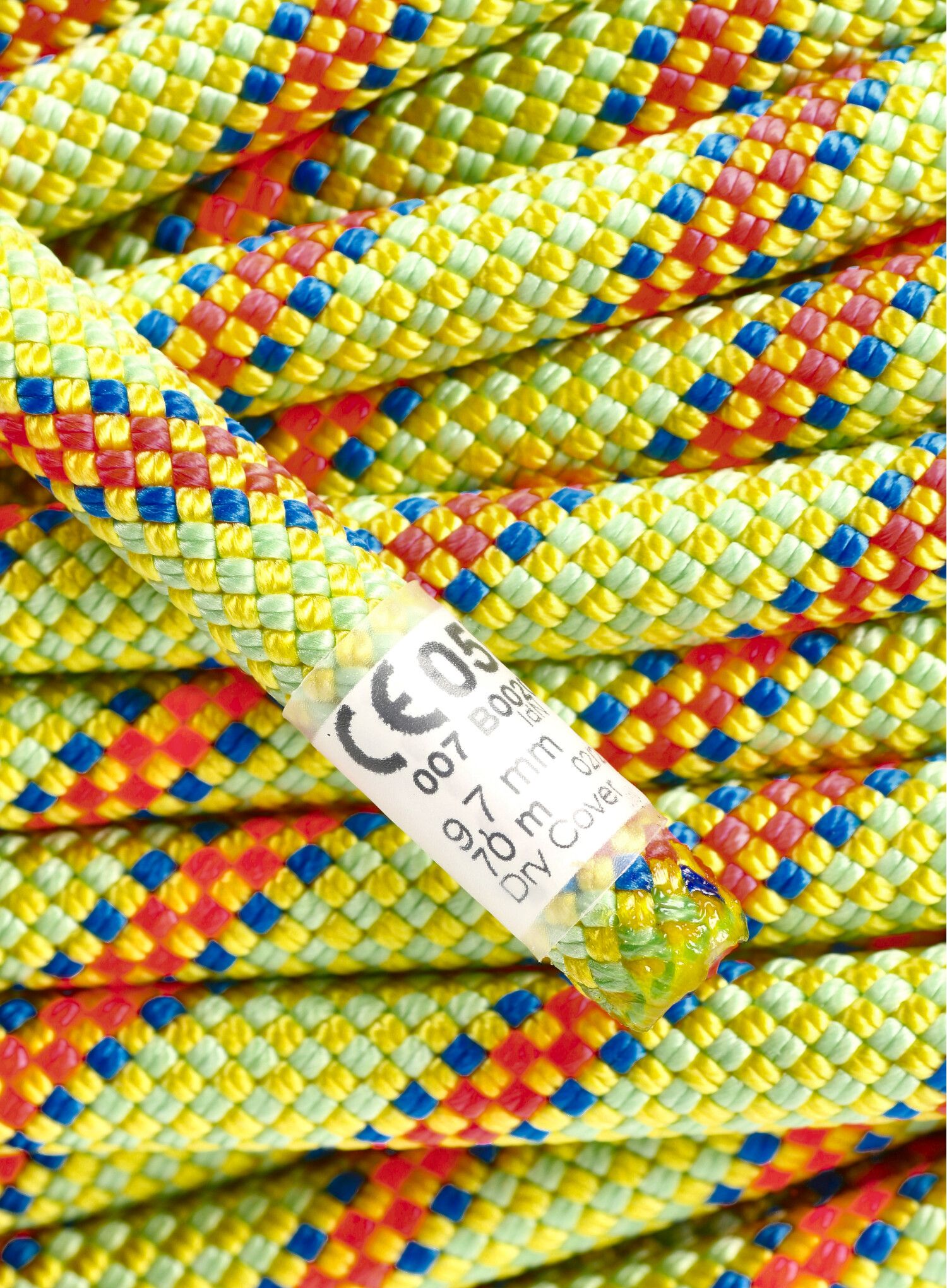 Мотузка динамічна Beal Booster III 9,7 mm 70 m Unicore Dry Cover - anis