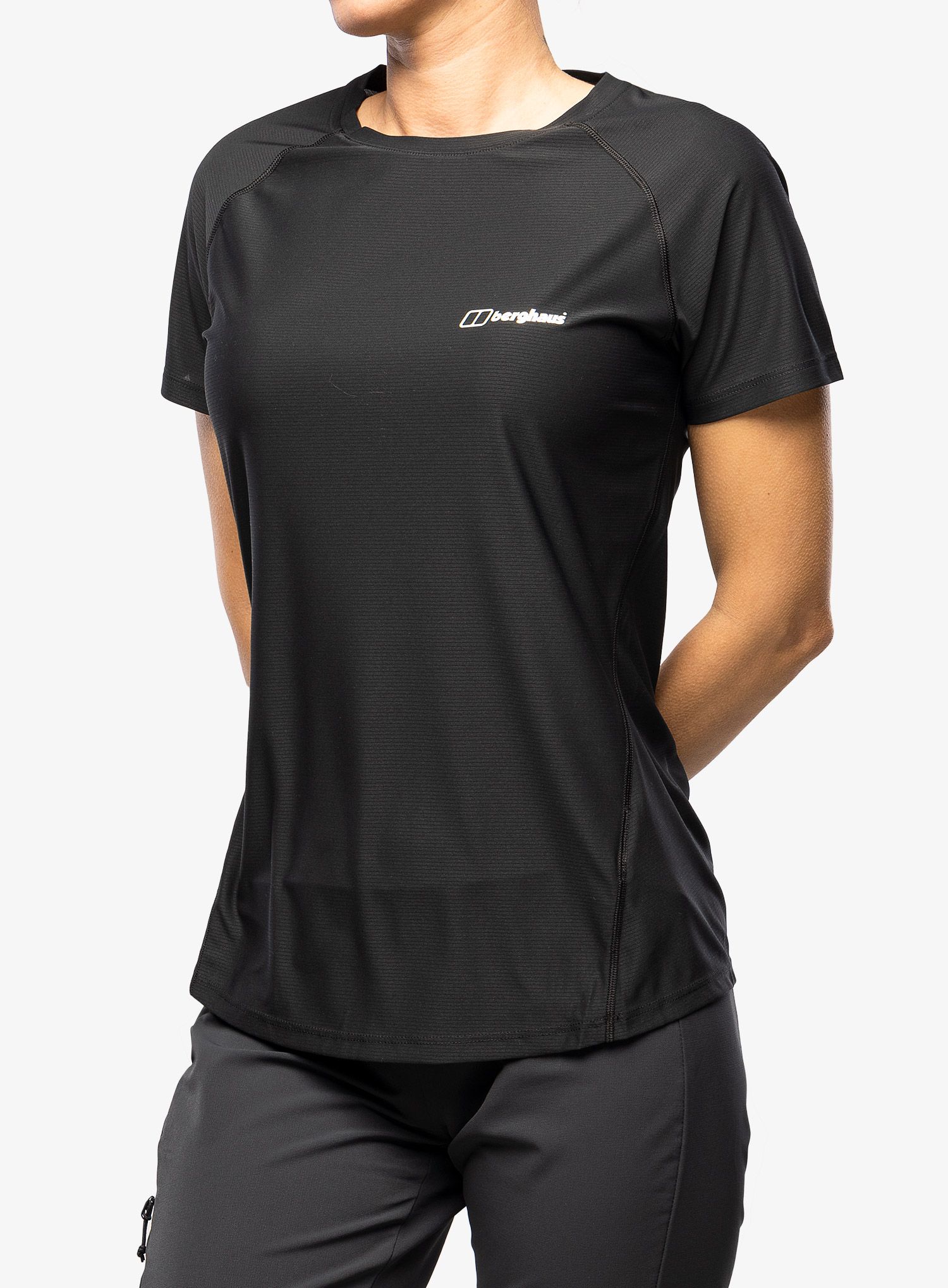 Швидковисихаюча футболка жіночий Berghaus 24/7 Tech SS Crew - black